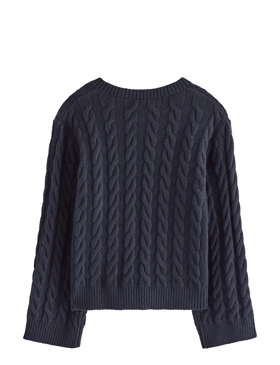 Lindex - Cable-knit jumper - pullover - dark blue - 2