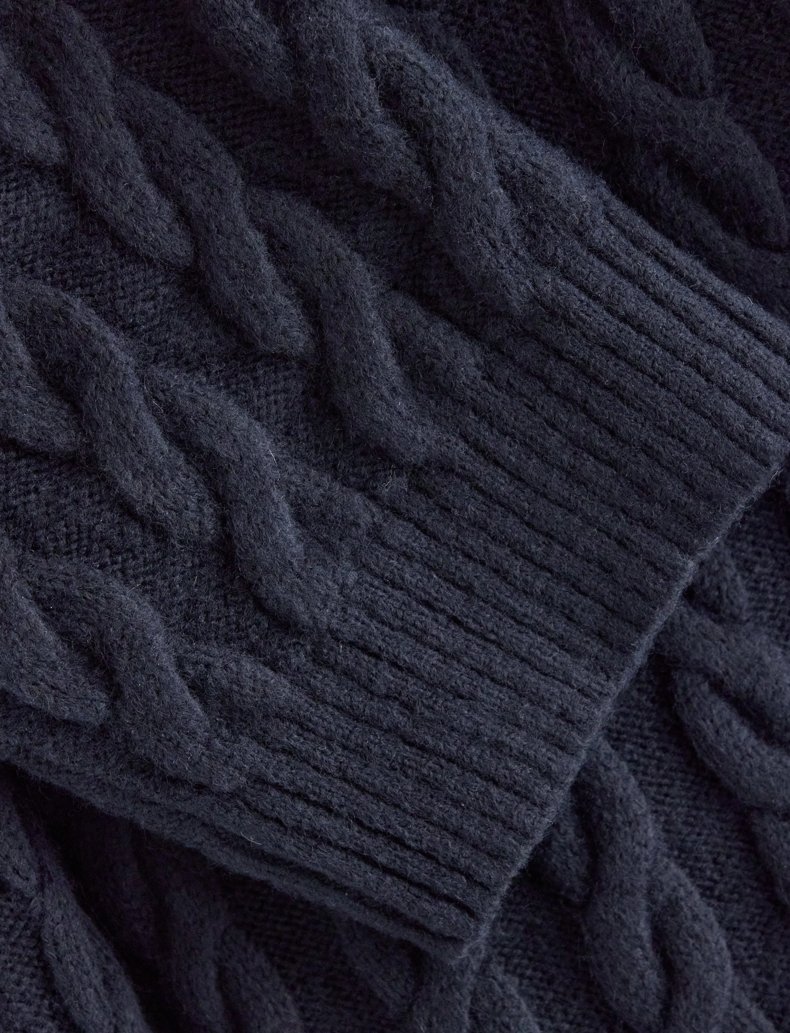 Lindex - Cable-knit jumper - pullover - dark blue - 5