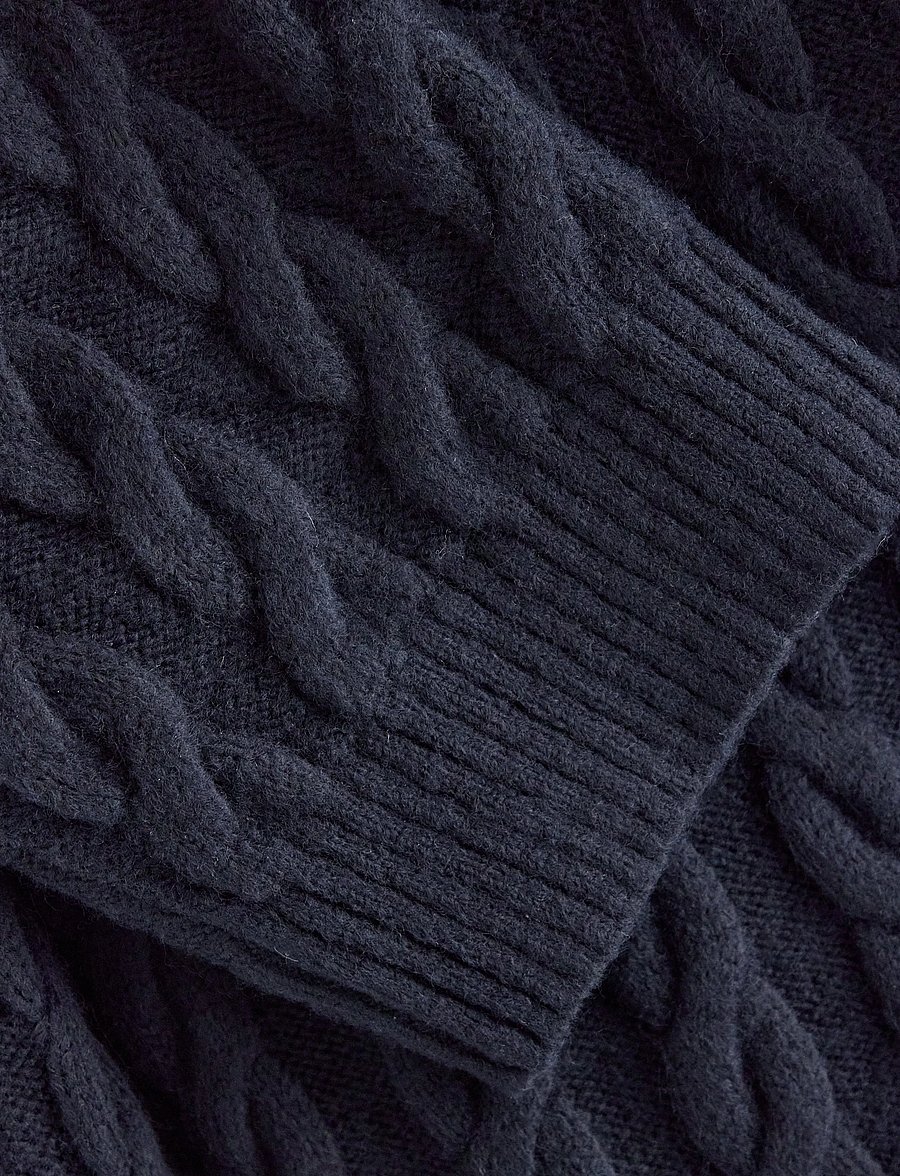 Lindex - Cable-knit jumper - pullover - dark blue - 5