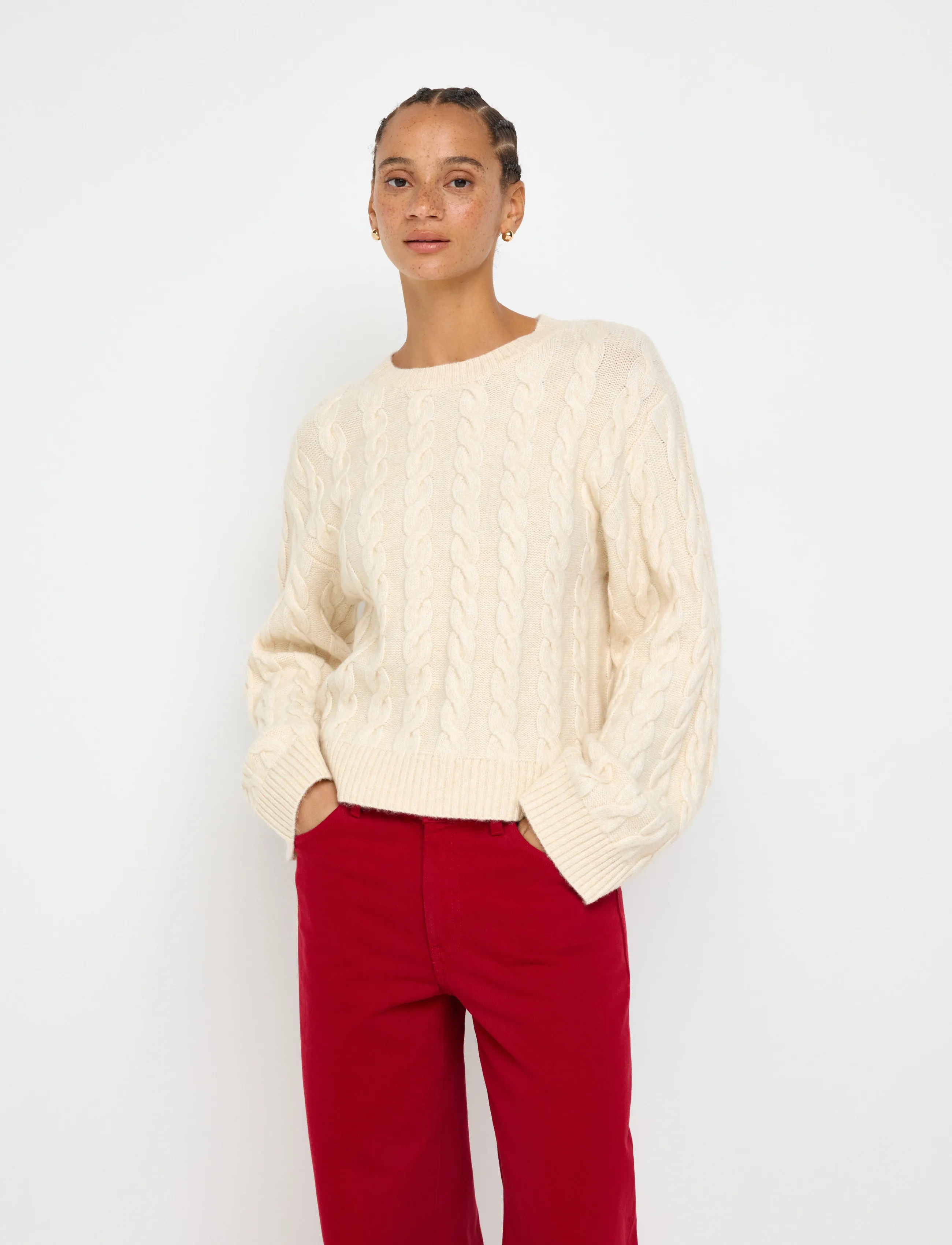 Cable-Knit Jumper