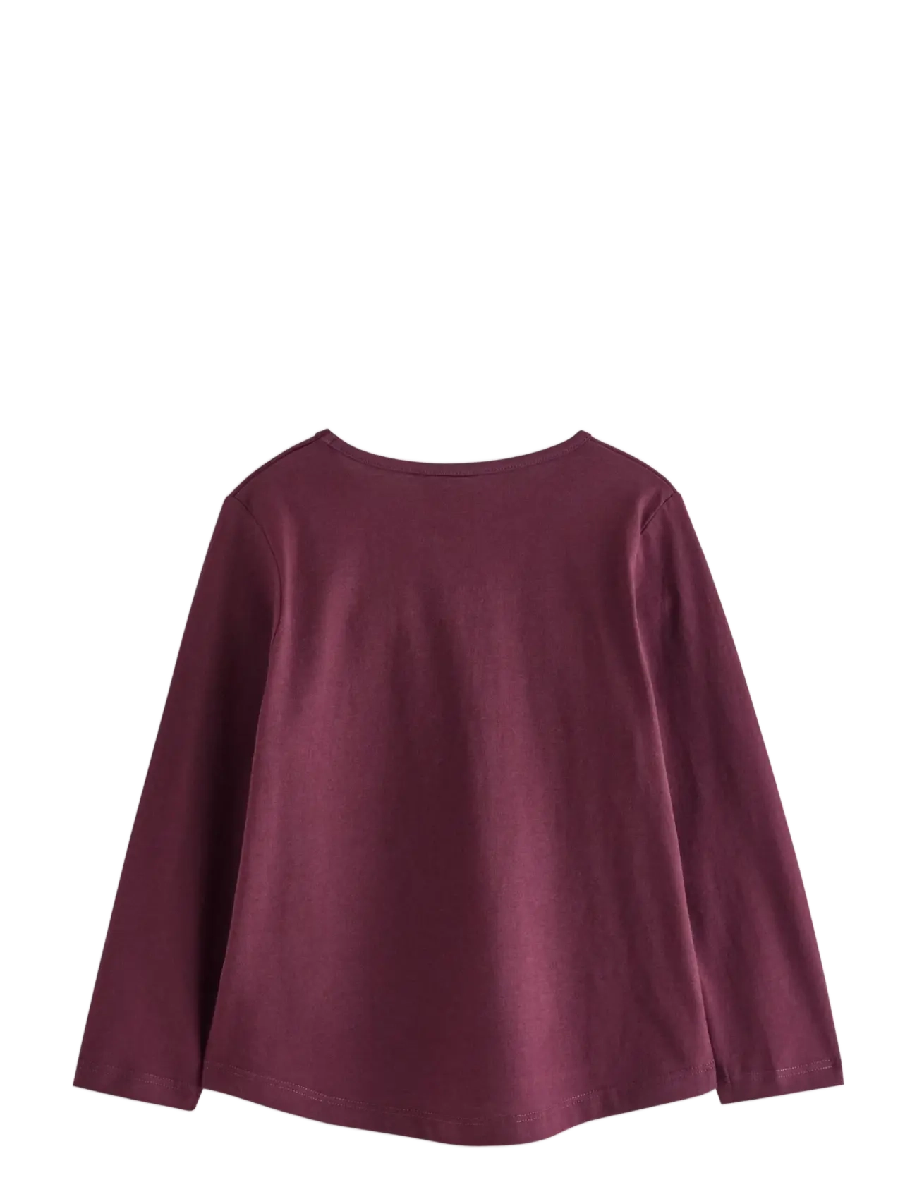 Lindex - Long-sleeved top with applique - dark lilac - 1
