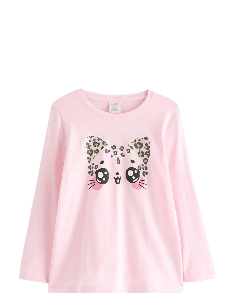 Lindex - Long sleeved top - light pink - 1