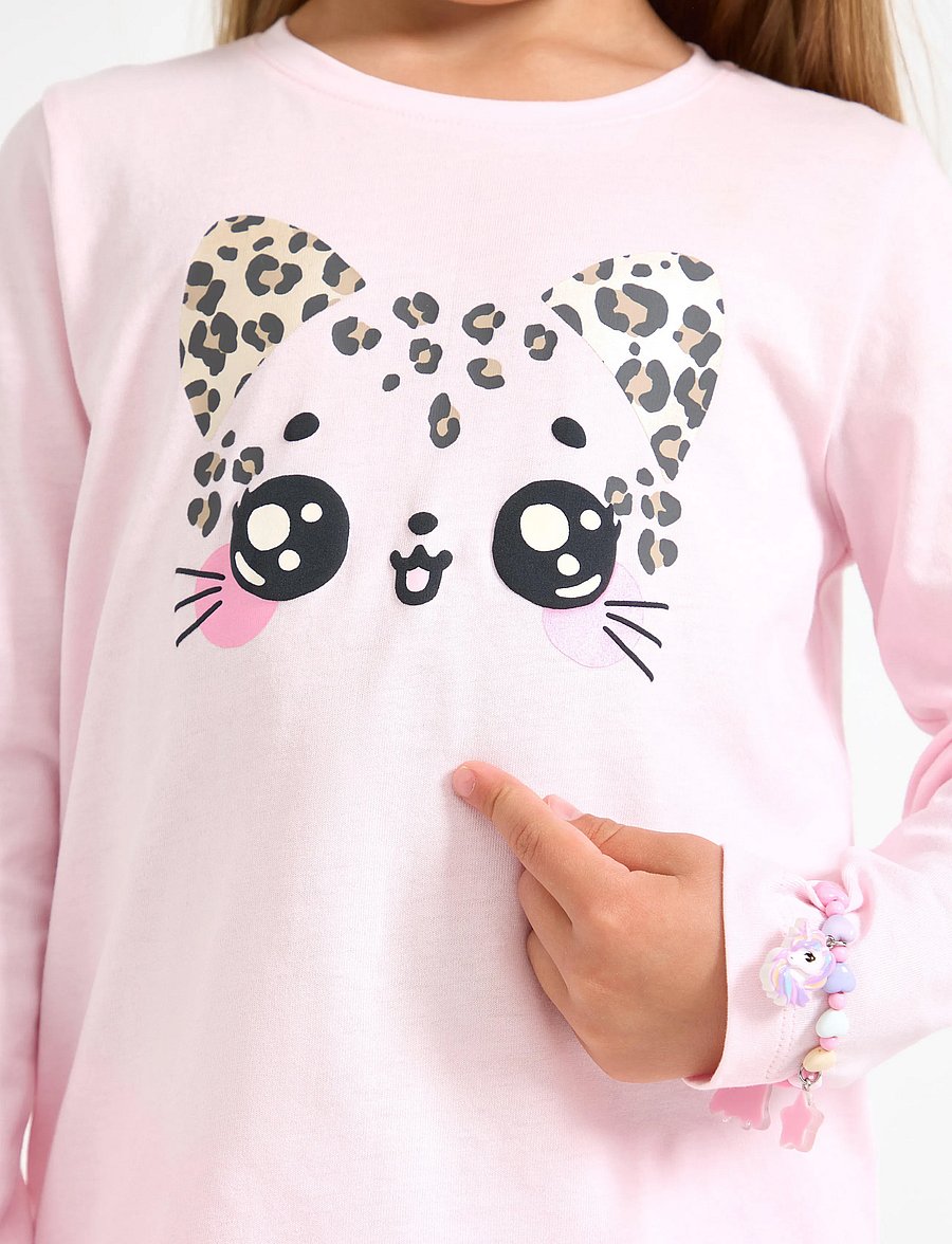 Lindex - Long sleeved top - light pink - 4