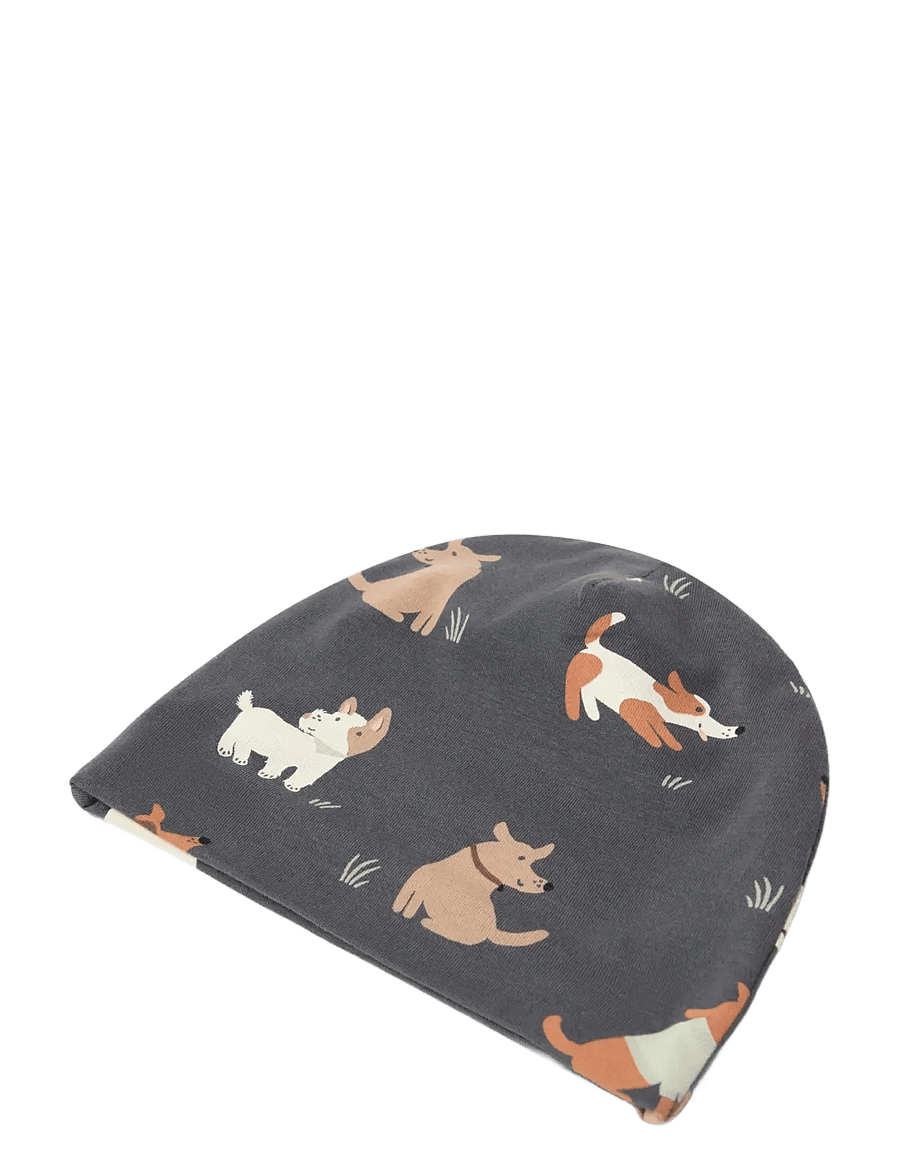 Lindex - Jersey beanie - beanies - dark dusty grey - 1