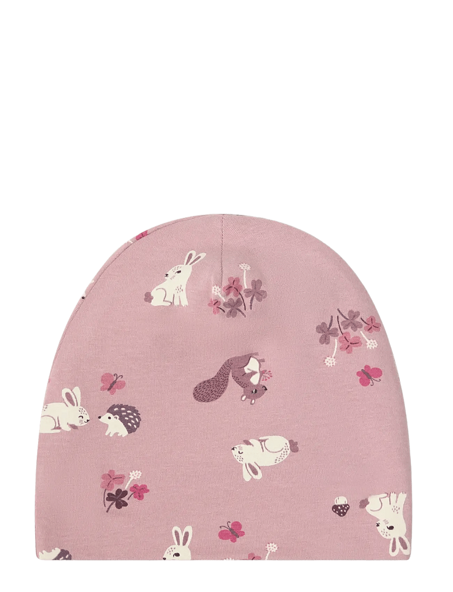 Lindex - Jersey beanie - beanies - light dusty pink - 0