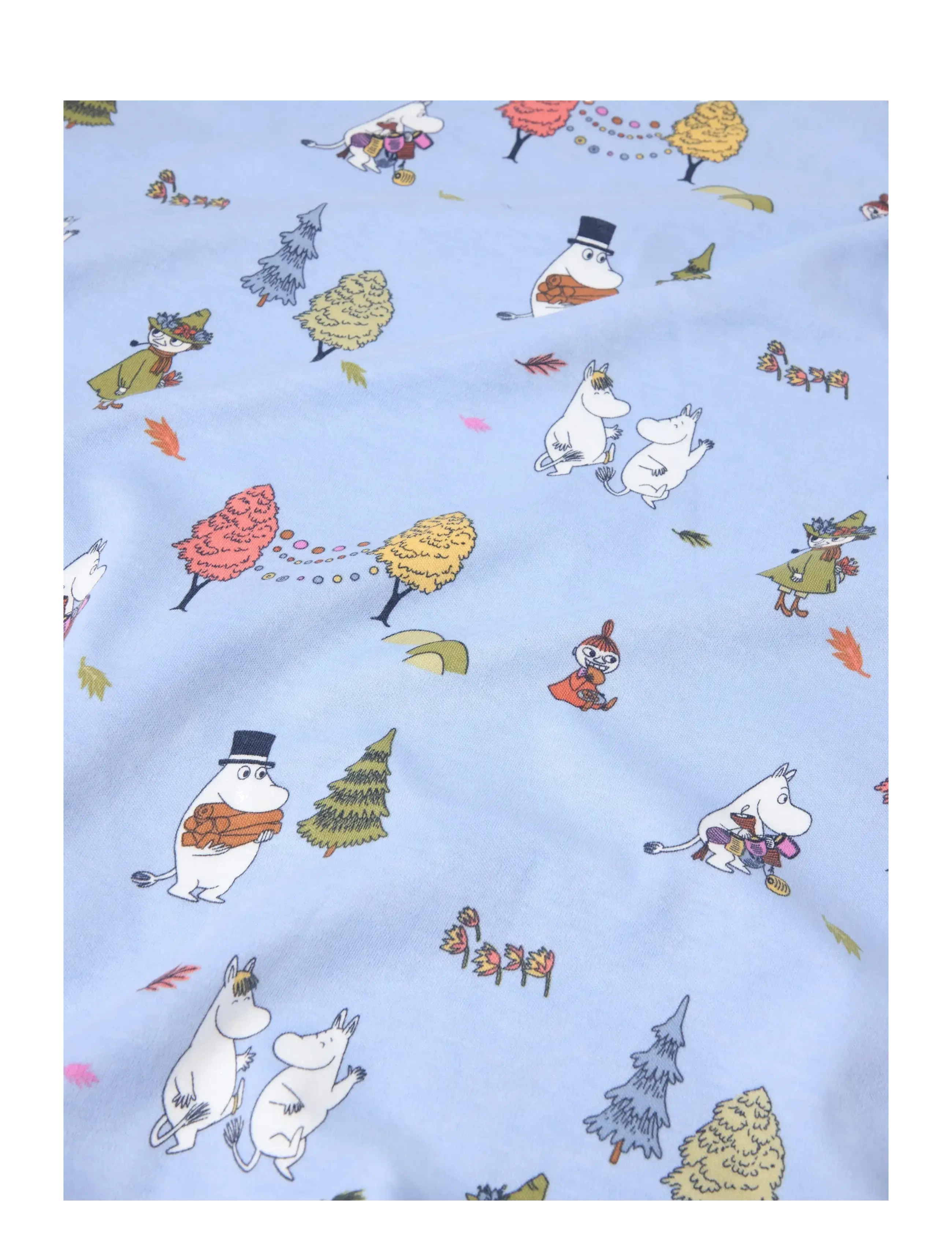 Lindex - Baby blanket with Moomin - babytæpper - light blue - 1