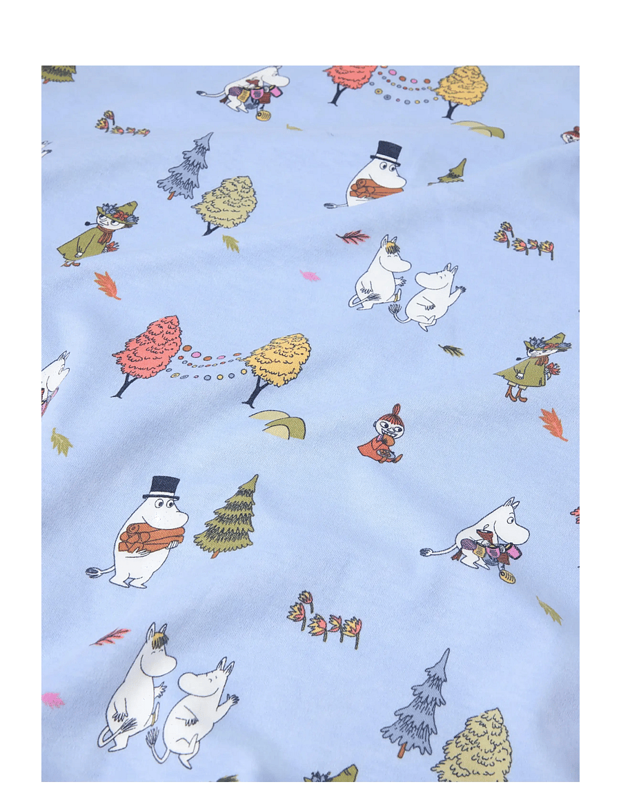 Lindex - Baby blanket with Moomin - babytæpper - light blue - 1