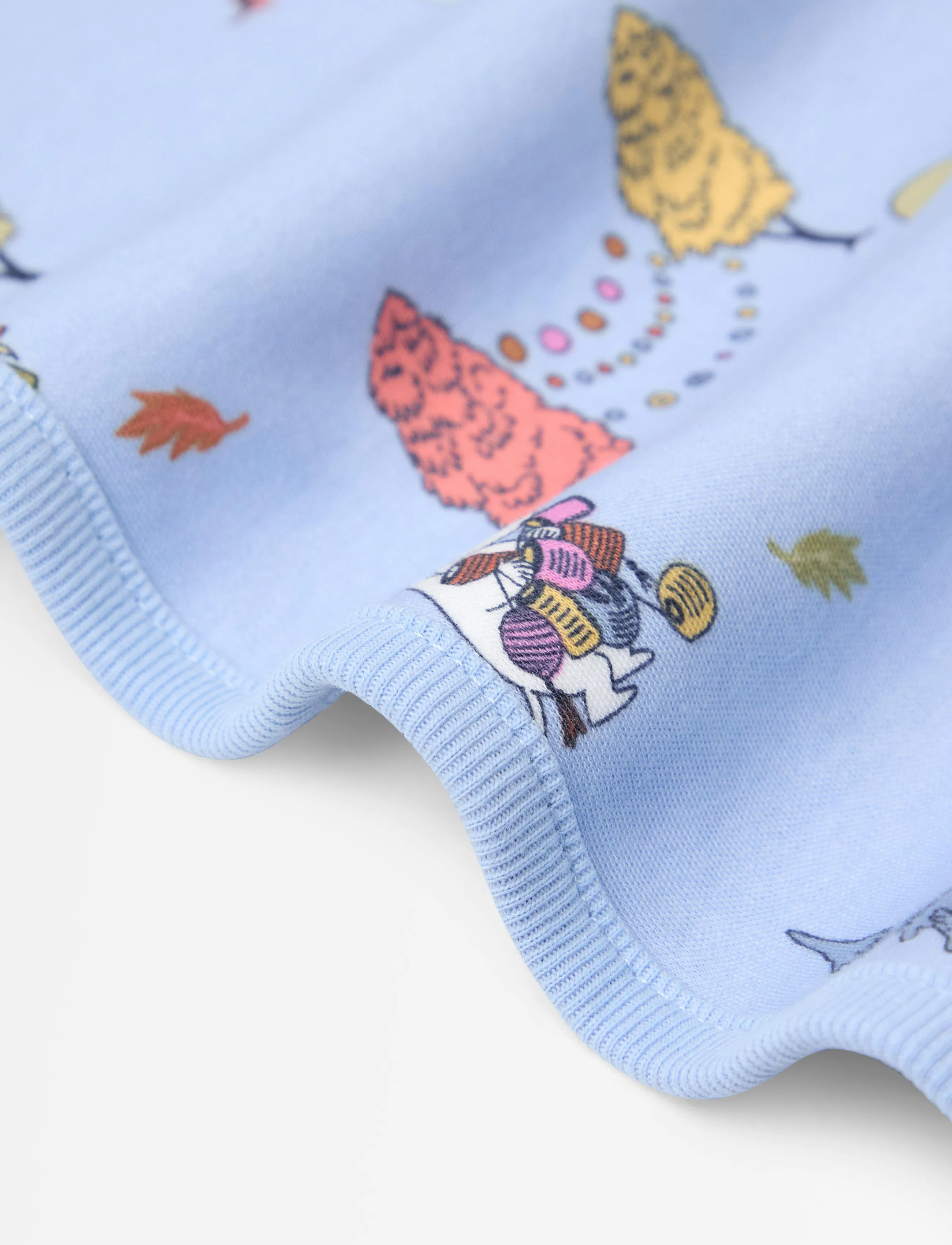 Lindex - Baby blanket with Moomin - babytæpper - light blue - 2