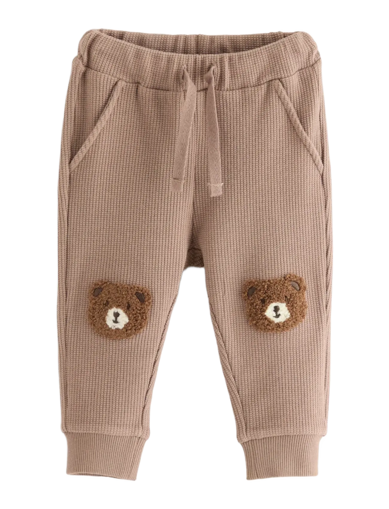 Lindex Waffled Joggers, 74, Unterteile, Braun - Sweatpants, Kinder