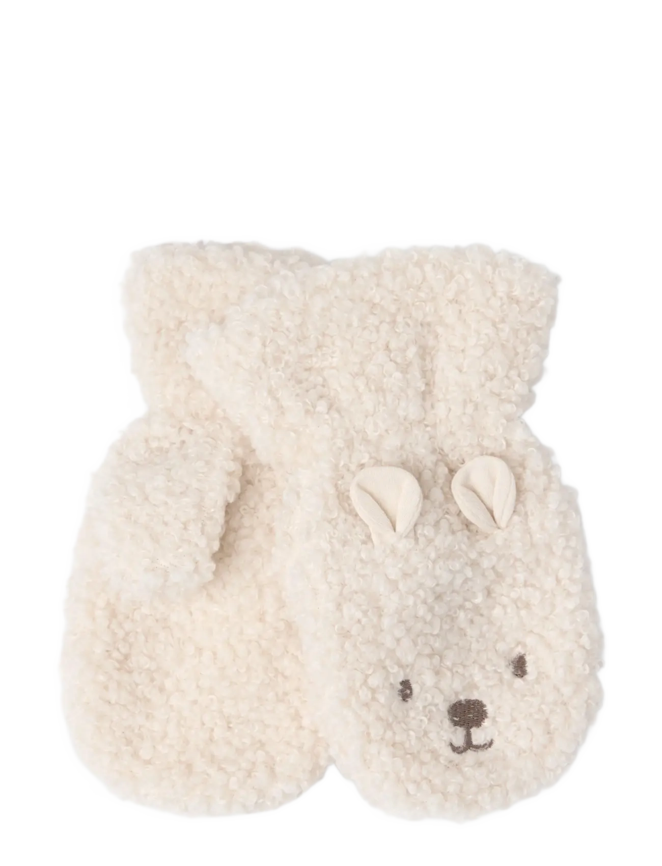 Lindex Mittens in pile - Lindex - LIGHT BEIGE / cream