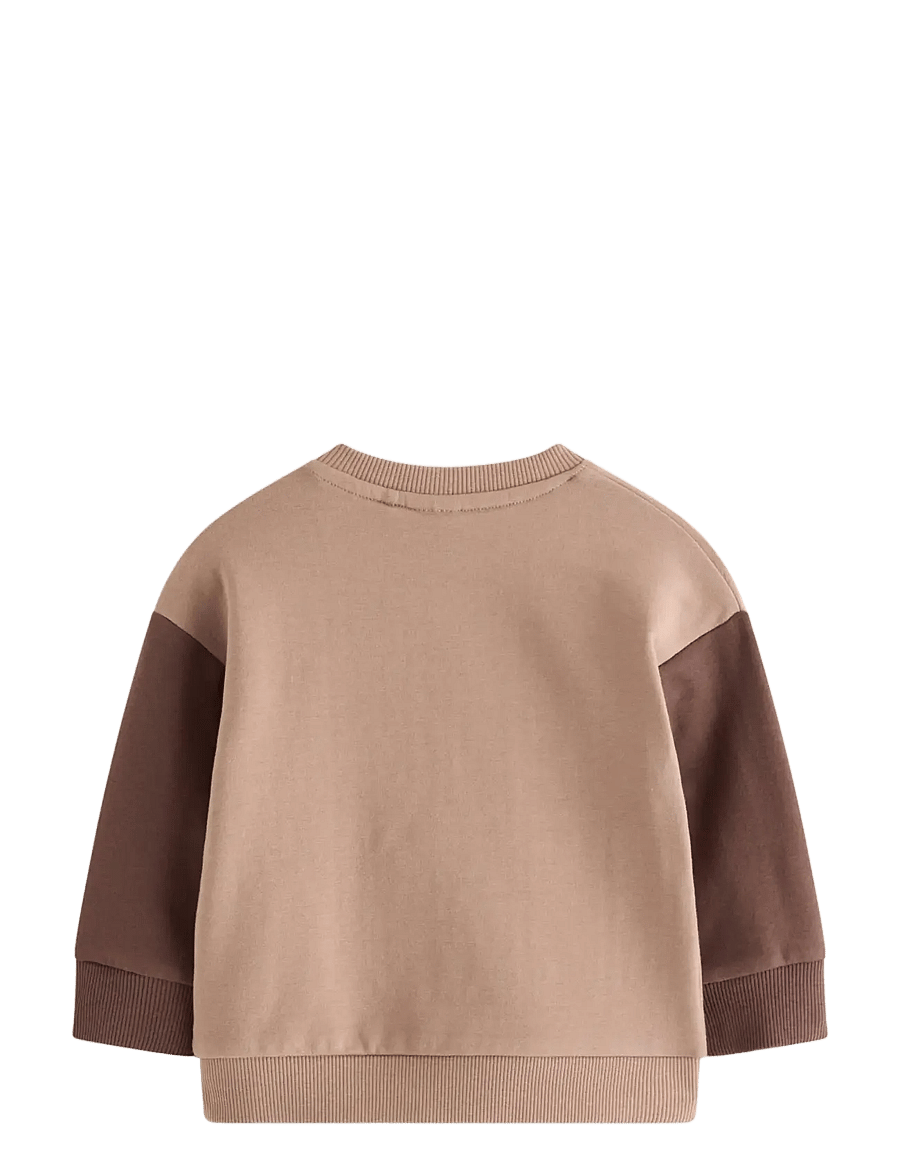 Lindex - Sweatshirt with brushed inside - sweatshirts - light dusty brown - 1