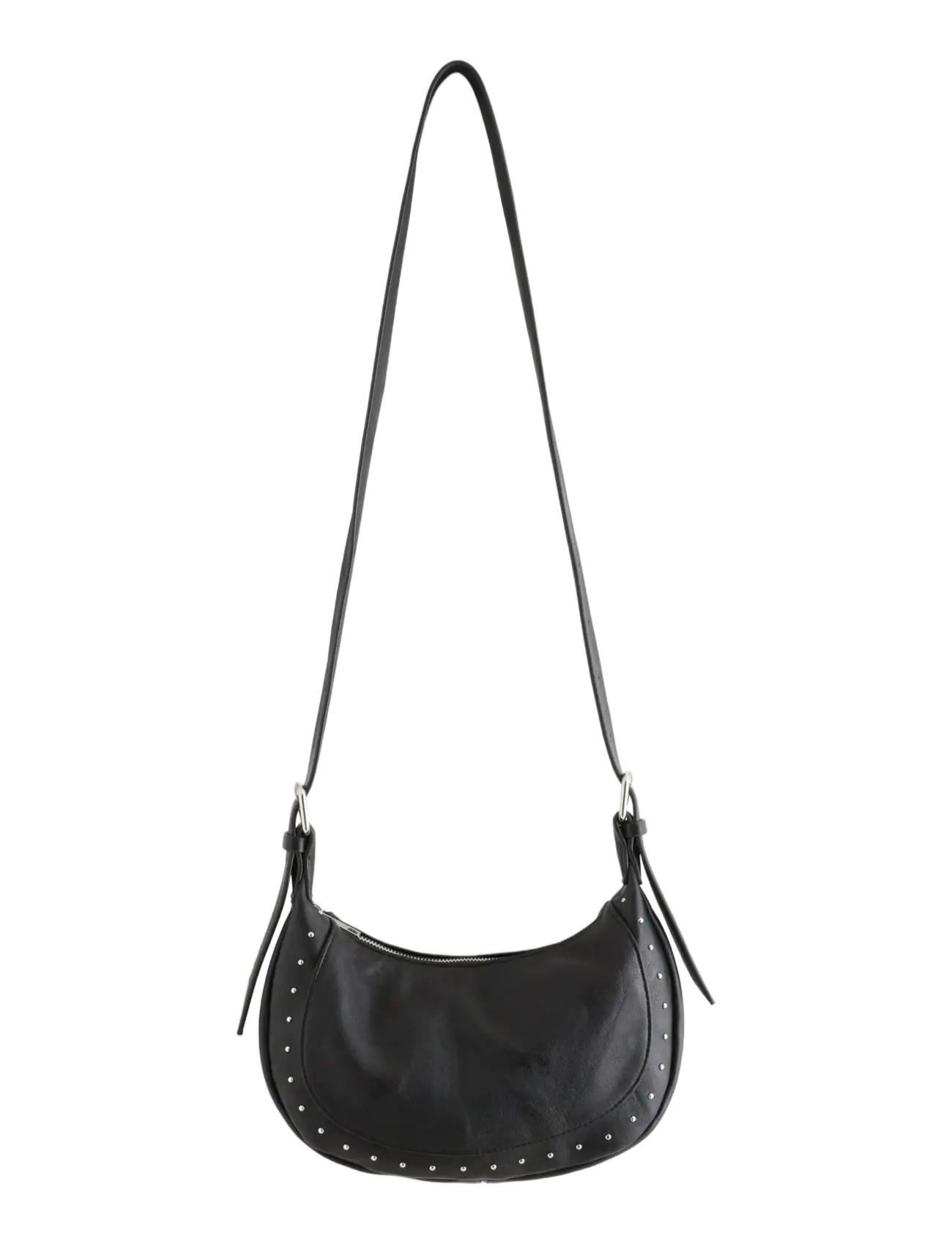 Lindex Bag With Studs In Imitation Leather, One Size, Bags, Schwarz - Small Shoulder Bags-crossbody Frauen