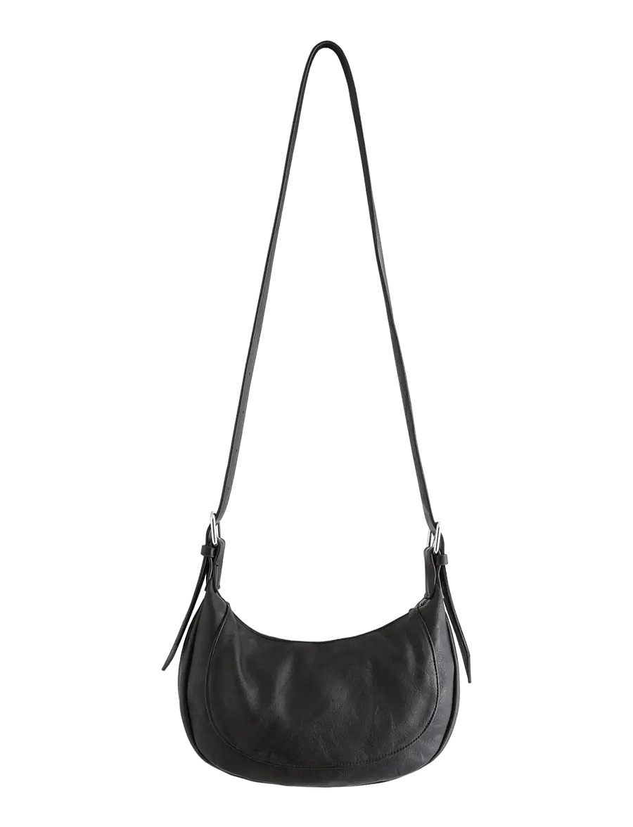 Lindex - Bag with studs in imitation leather - moetrendid - black - 1