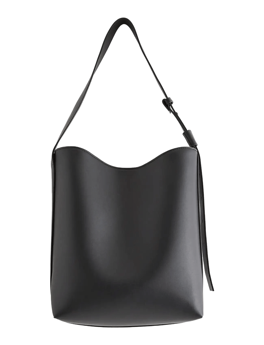 Lindex - Shopper in imitation leather - shoppere - black - 0