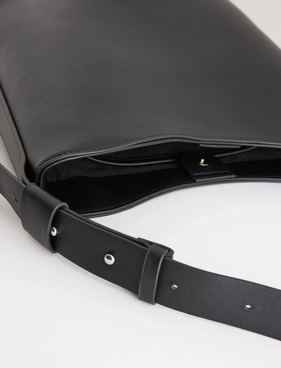 Lindex - Shopper in imitation leather - shoppere - black - 2