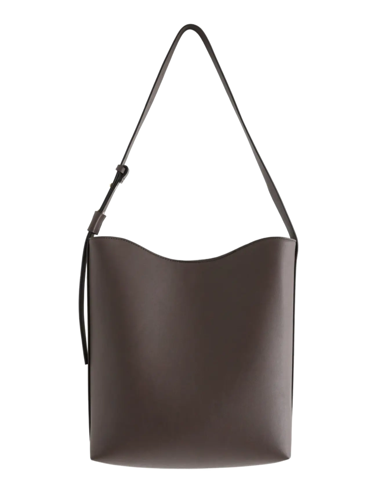 Lindex Shopper In Imitation Leather, One Size, Brown, Tasker > Shoppere, Dame