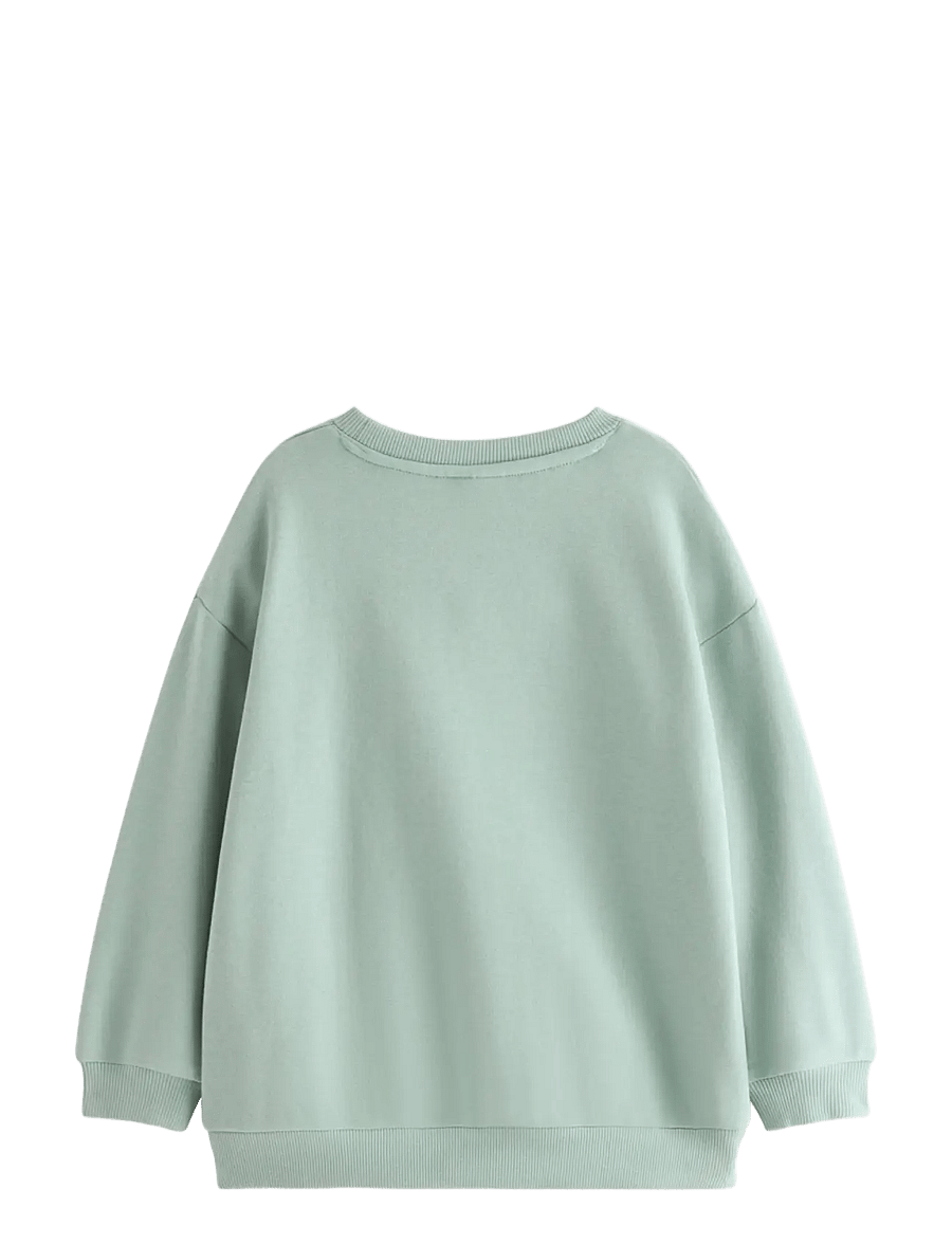 Lindex - Minecraft sweatshirt with brushed inside - dressipluusid - light dusty aqua - 2