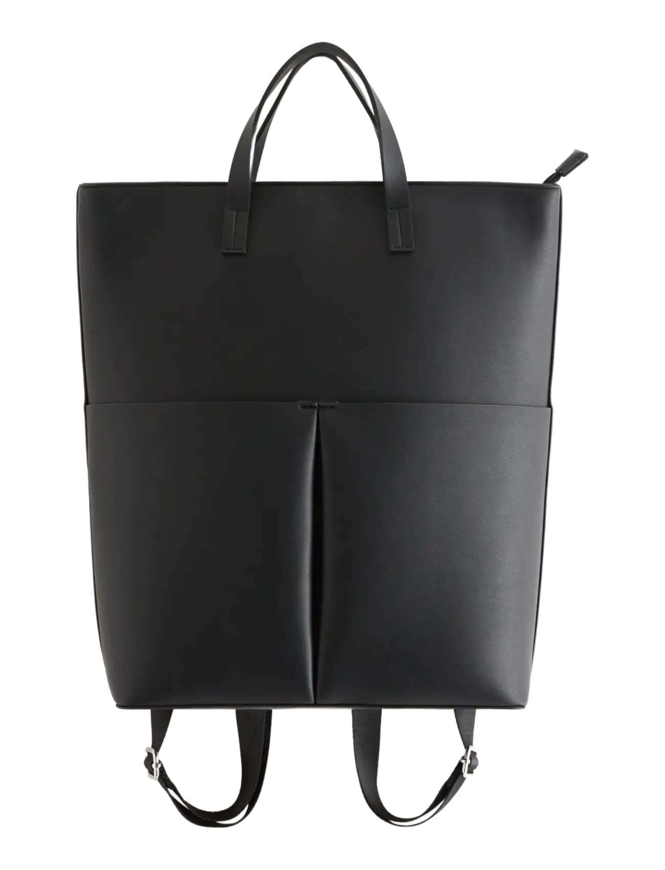 Lindex Backpack In Imitation Leather, One Size, Bags, Schwarz - Backpacks, Frauen