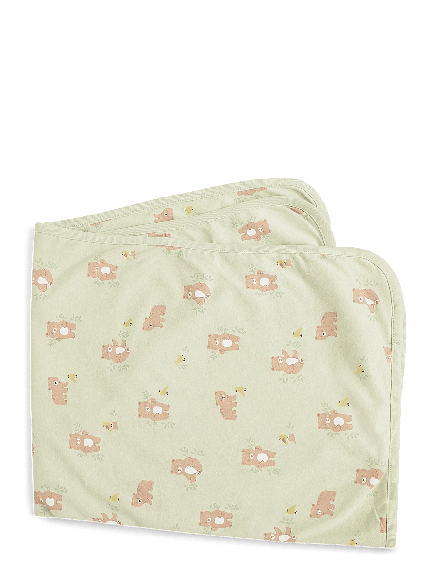 Lindex - Baby blanket - couvertures - light dusty green - 0