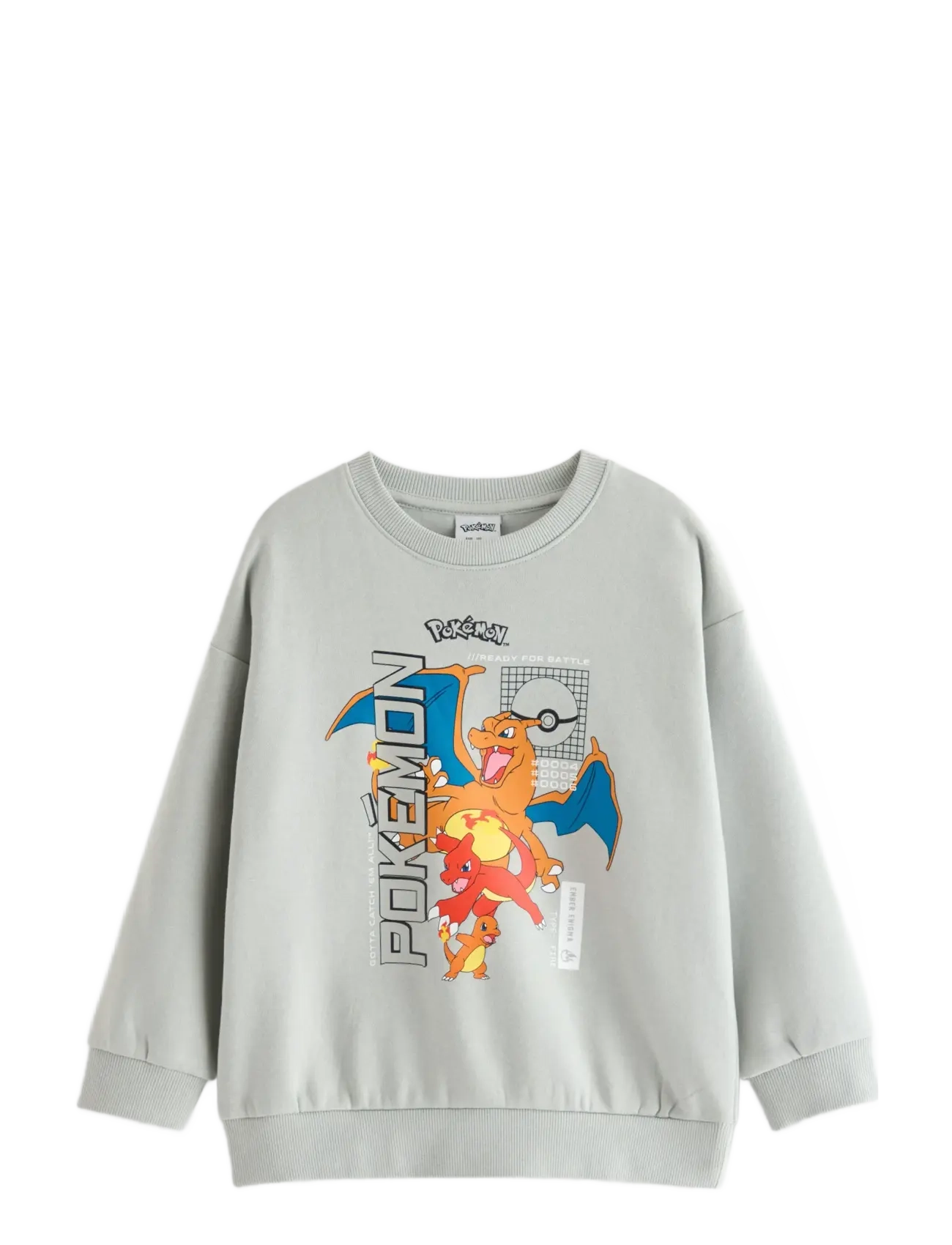 Lindex Pokémon sweatshirt with brushed inside - Riided - LIGHT DUSTY TURQUOISE / blue