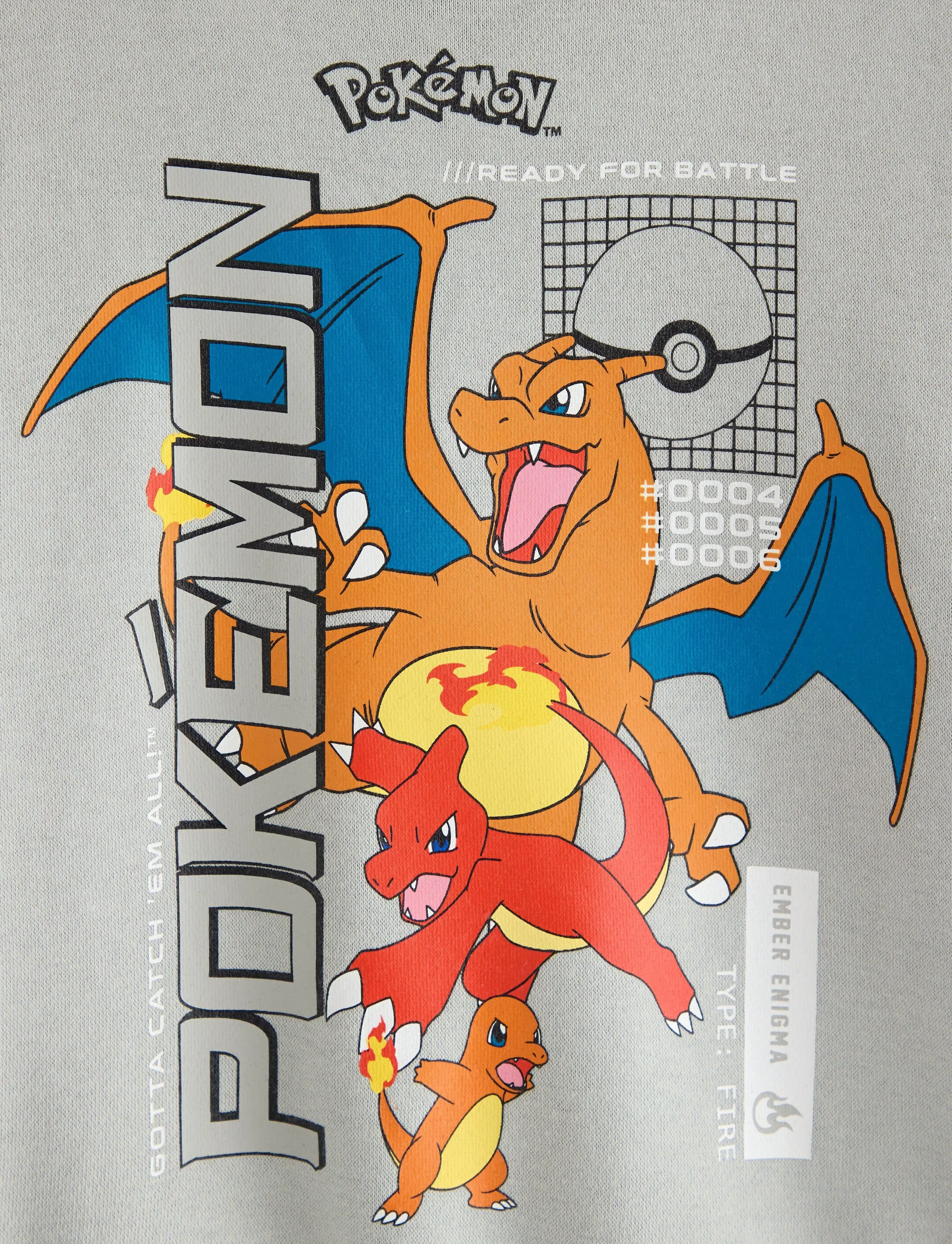 Lindex - Pokémon sweatshirt with brushed inside - dressipluusid - light dusty turquoise - 5