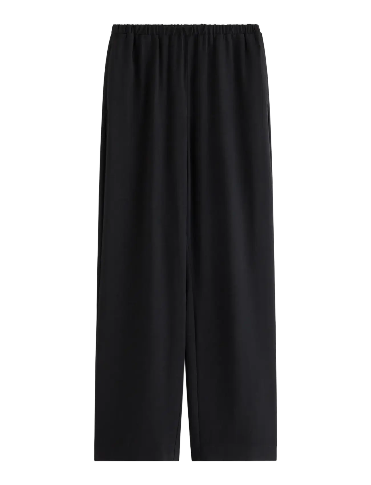 Lindex - STRAIGHT Bella trousers - raka byxor - black - 1