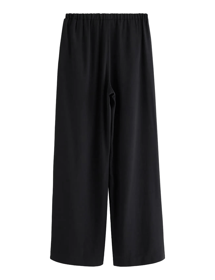 Lindex - STRAIGHT Bella trousers - raka byxor - black - 2