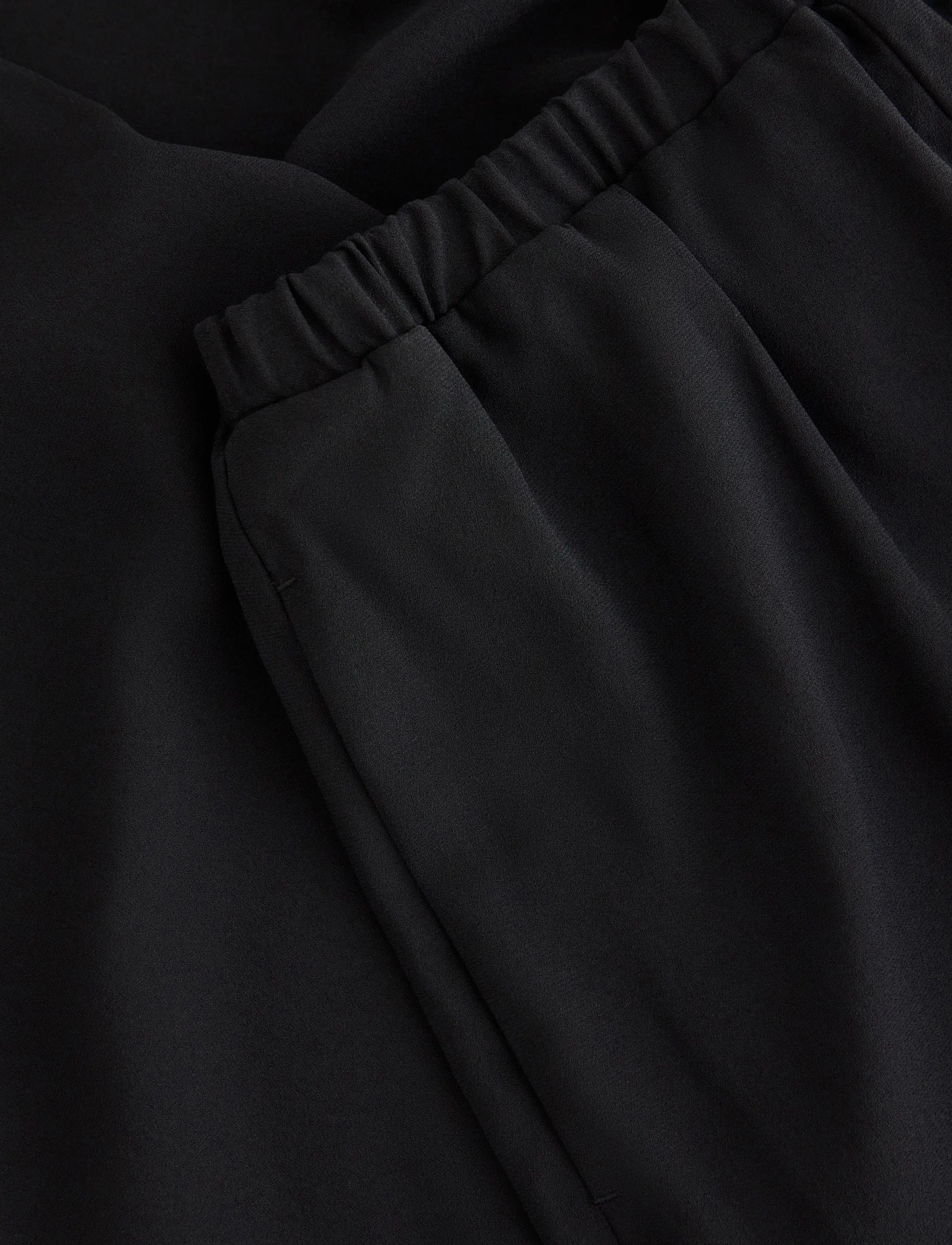 Lindex - STRAIGHT Bella trousers - raka byxor - black - 5