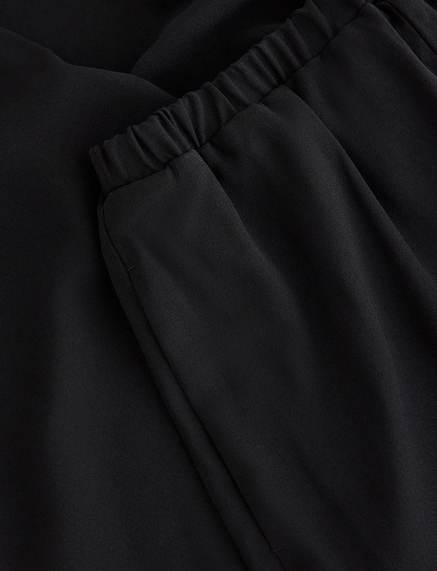 Lindex - STRAIGHT Bella trousers - raka byxor - black - 5