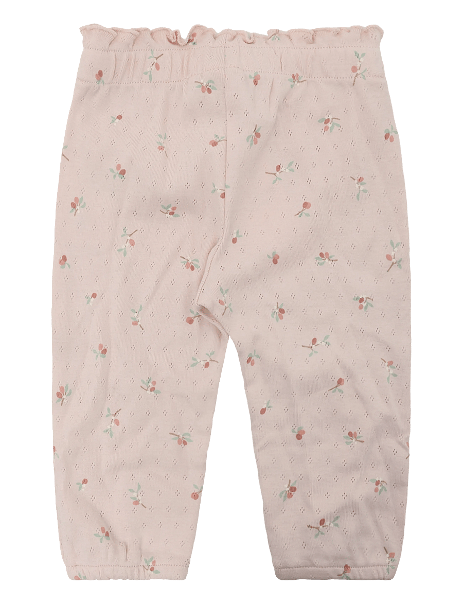 Lindex - Trousers loose pointelle aop - babyhosen - light pink - 1