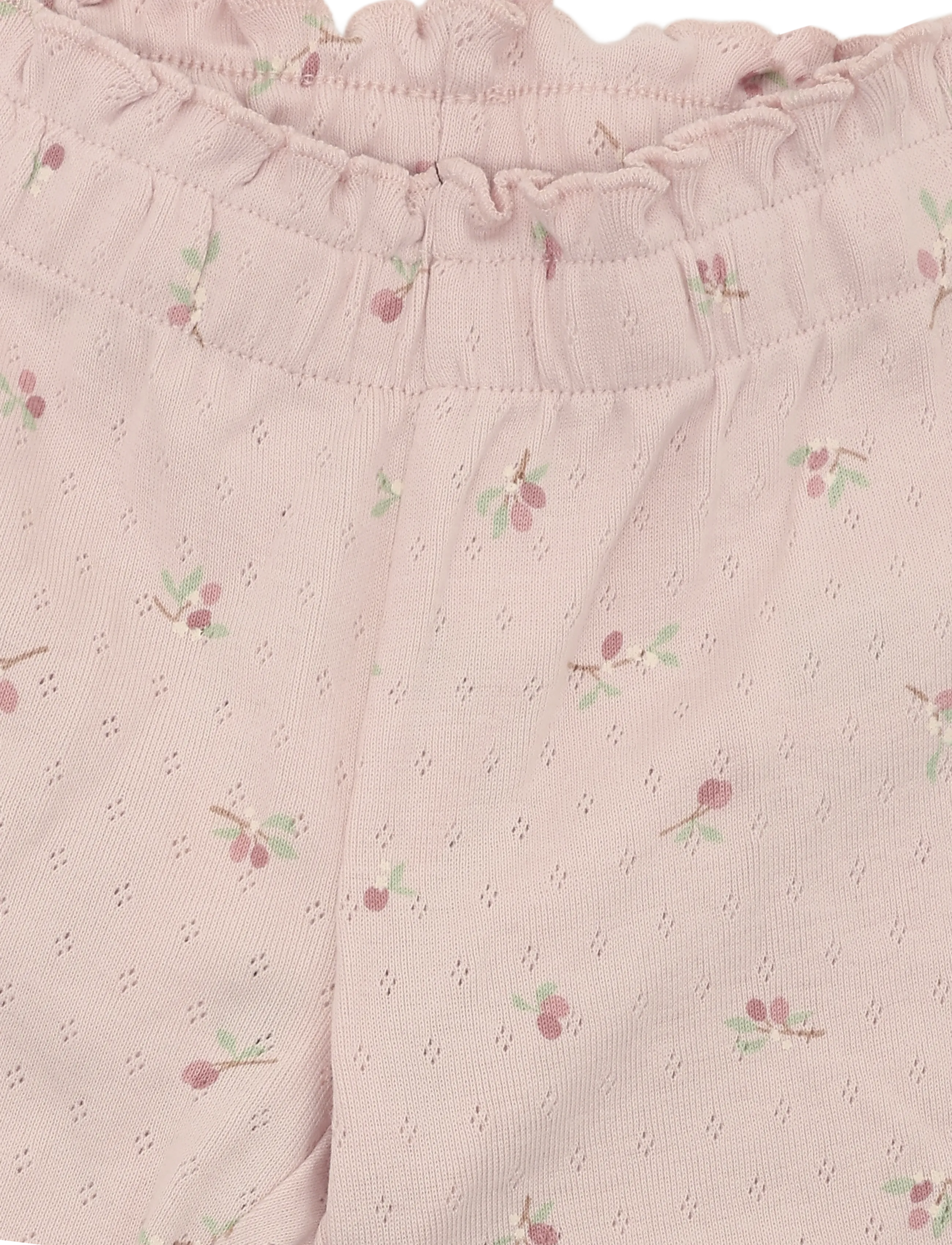 Lindex - Trousers loose pointelle aop - light pink - 2
