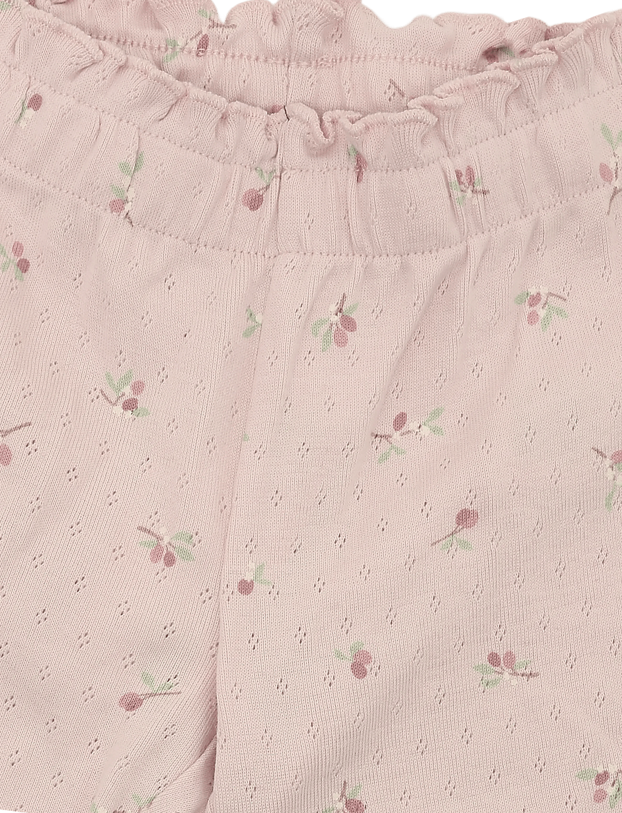 Lindex - Trousers loose pointelle aop - babyhosen - light pink - 2