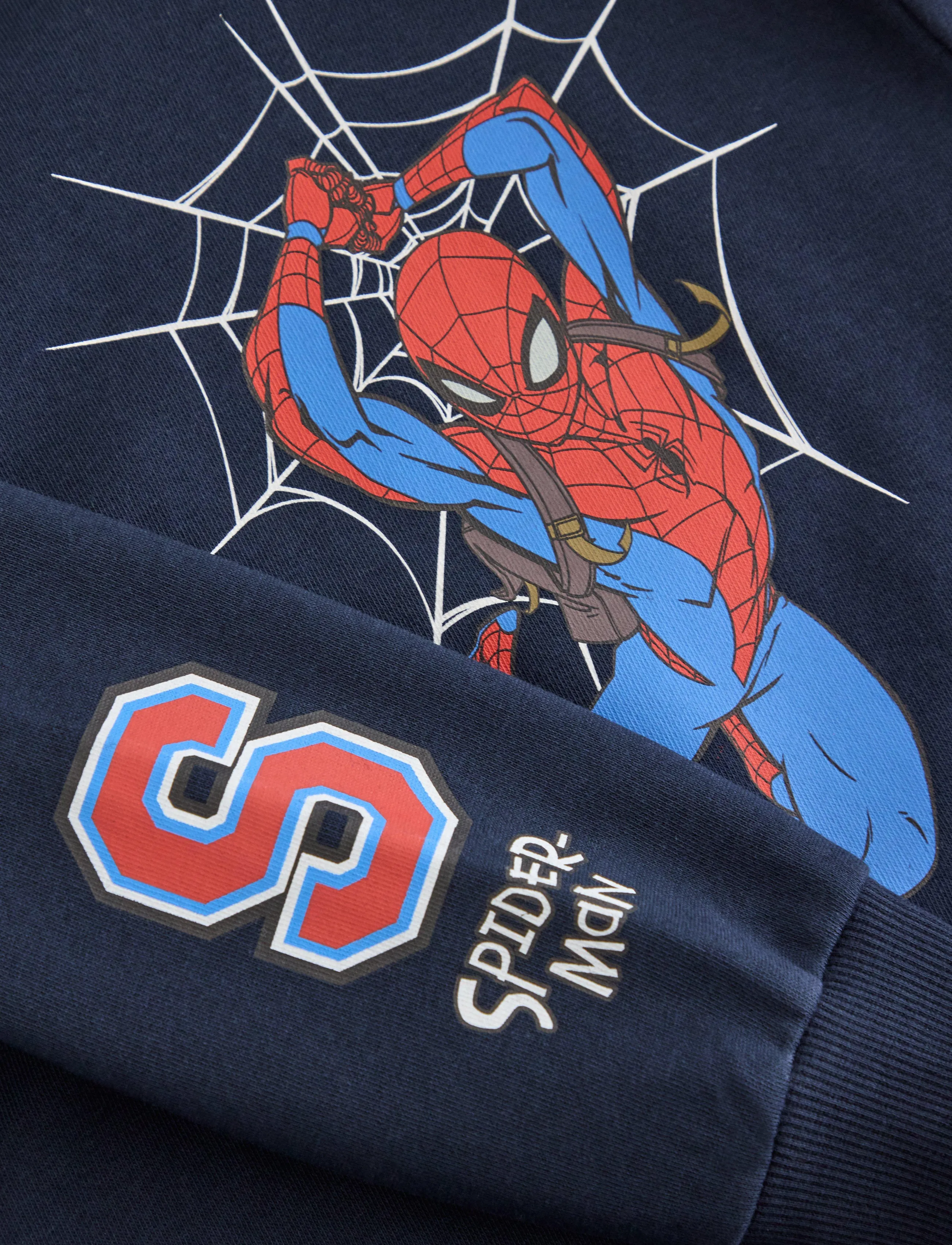 Lindex - Spider-Man sweatshirt with brushed inside - dressipluusid - navy - 5