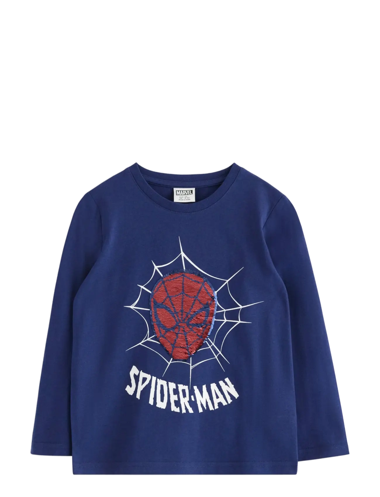 Lindex Spider-Man long-sleeved top - Riided - DARK BLUE / navy
