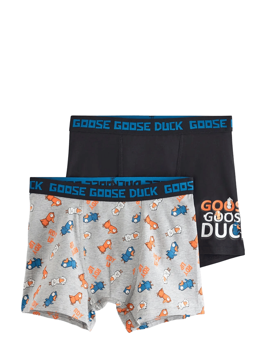 Lindex - 2-pack Goose goose duck boxer shorts - black - 0
