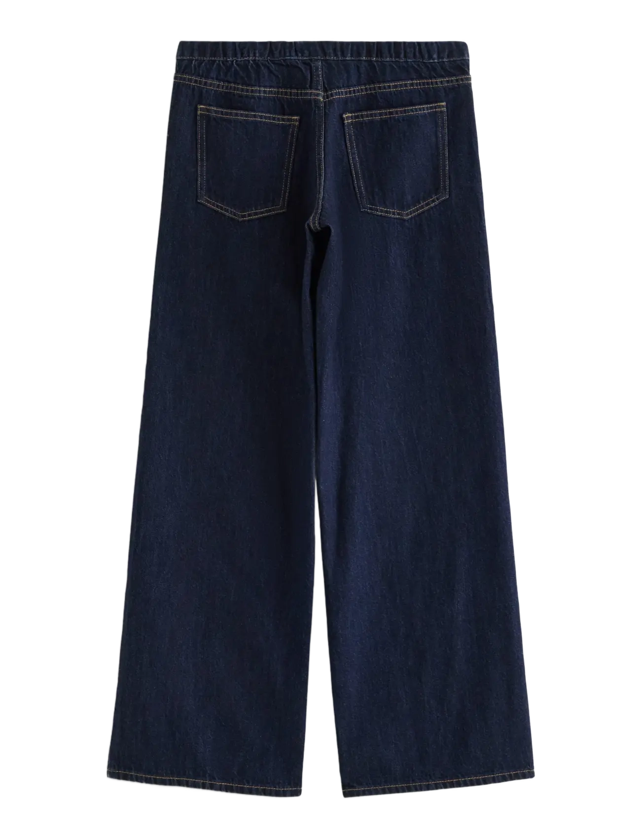 Lindex - Wide denim trousers with regular waist - vida jeans - dark denim - 2