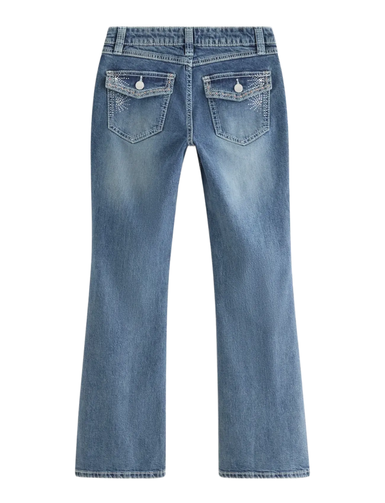 Lindex - Bootcut jeans with low waist - denim - 2