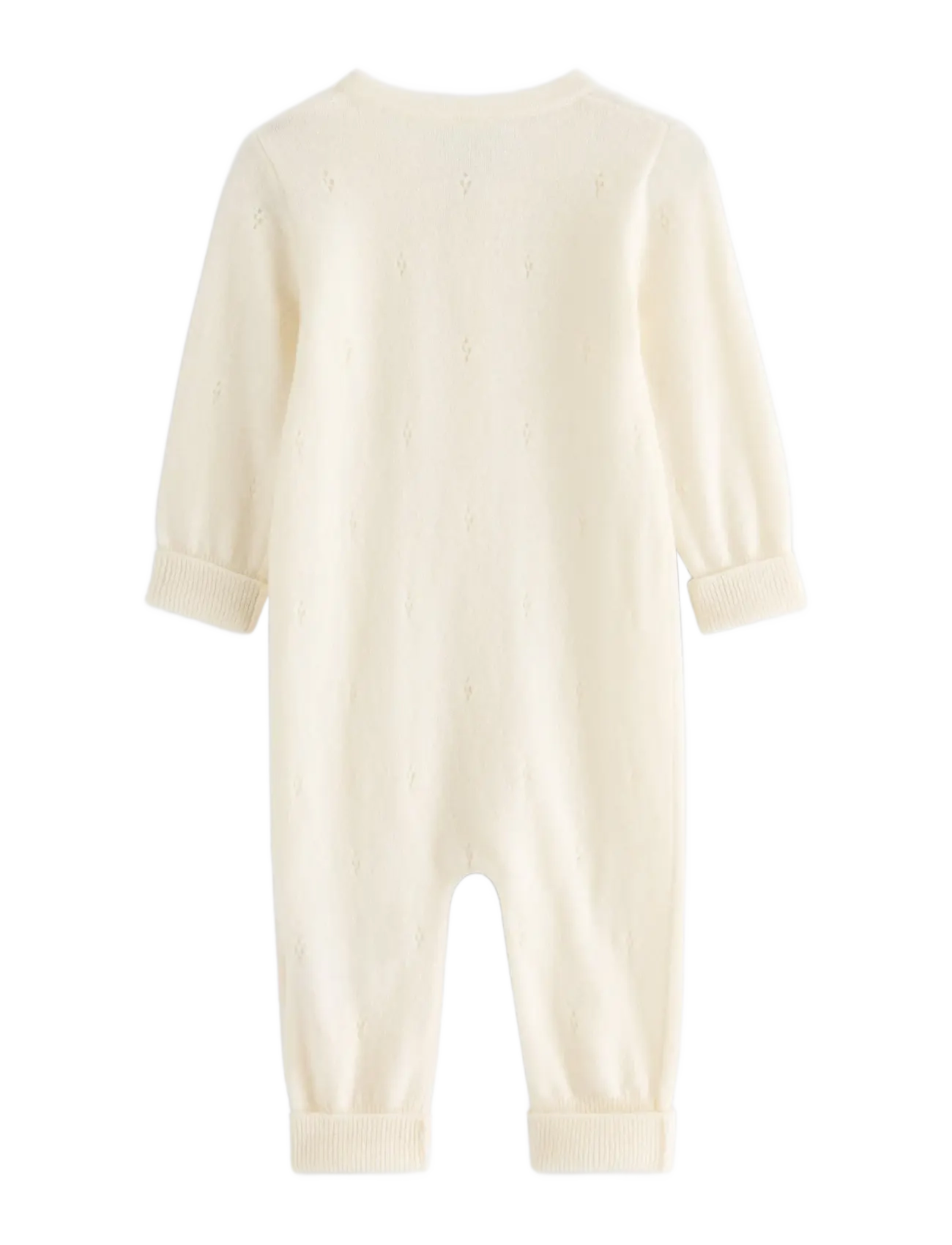 Lindex - Onesie in merino wool - kombinesoonid - white - 1