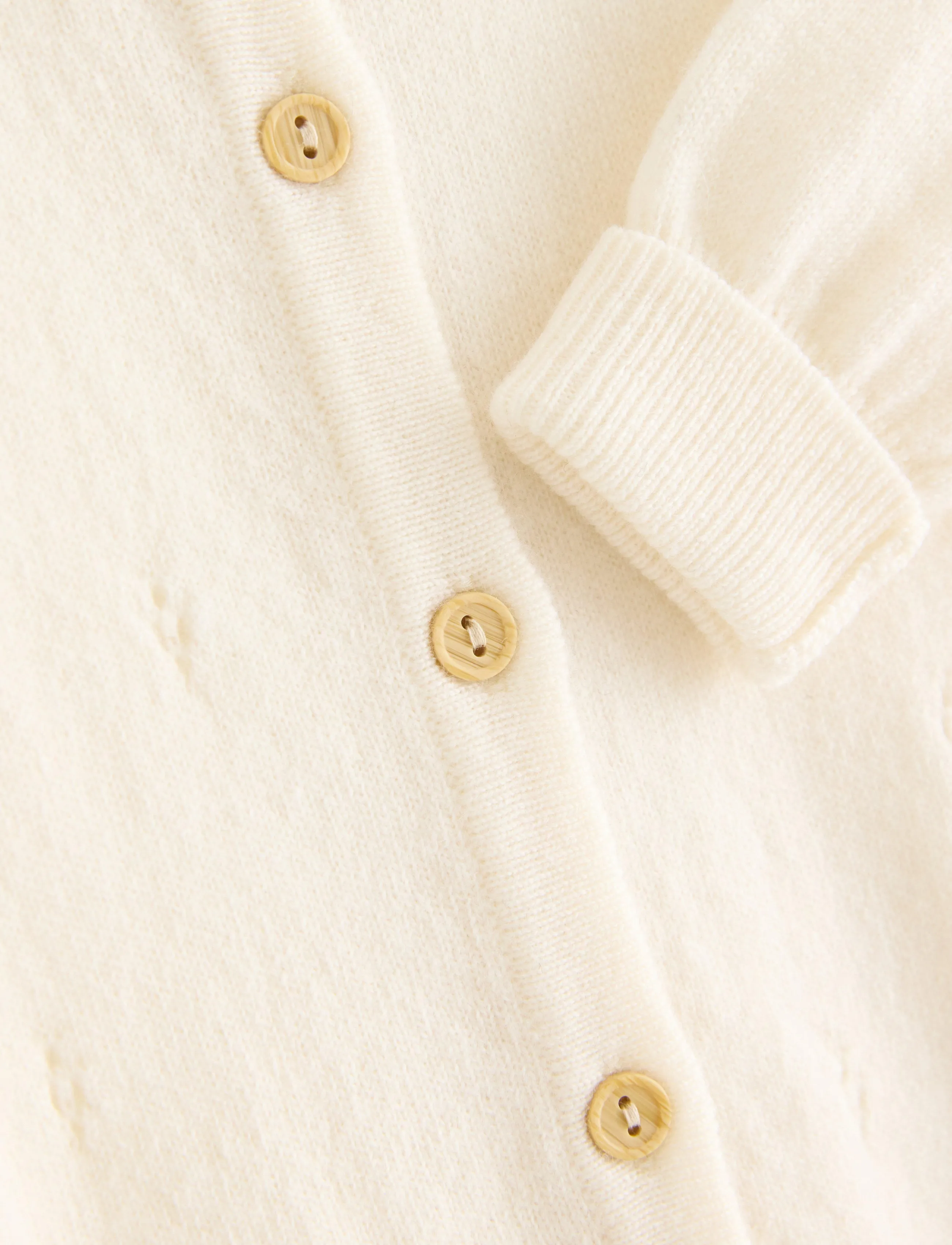 Lindex - Onesie in merino wool - kombinesoonid - white - 2
