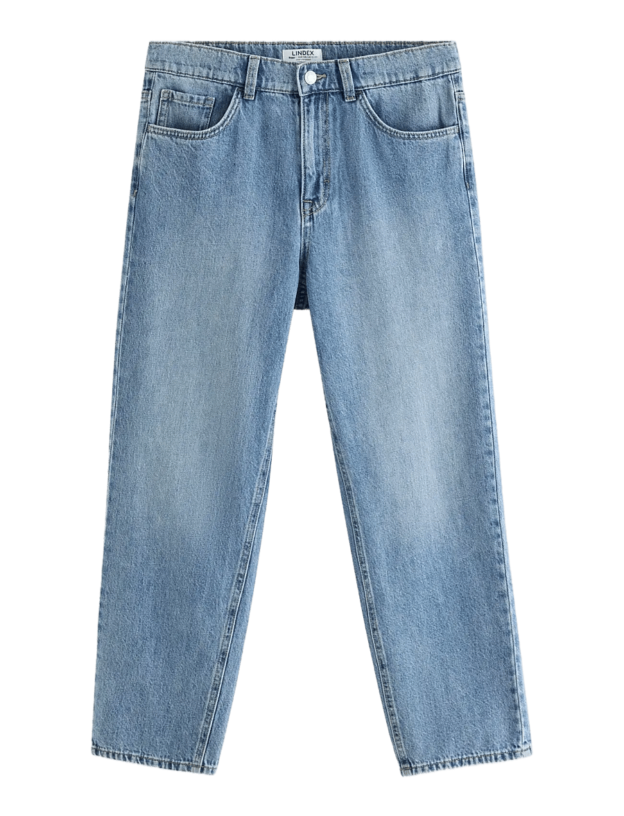 Lindex - Baggy jeans with regular waist - loose jeans - denim - 1