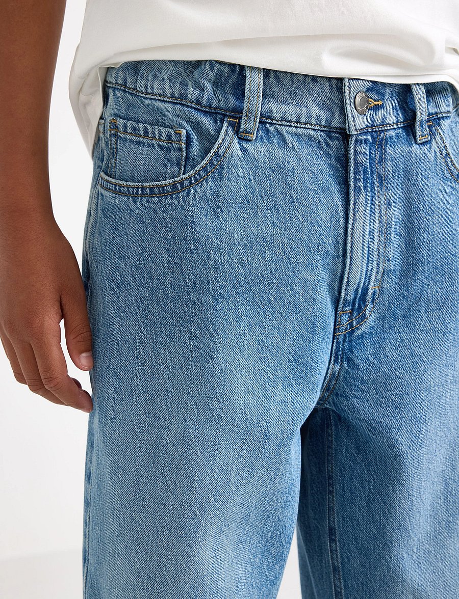 Lindex - Baggy jeans with regular waist - loose jeans - denim - 4