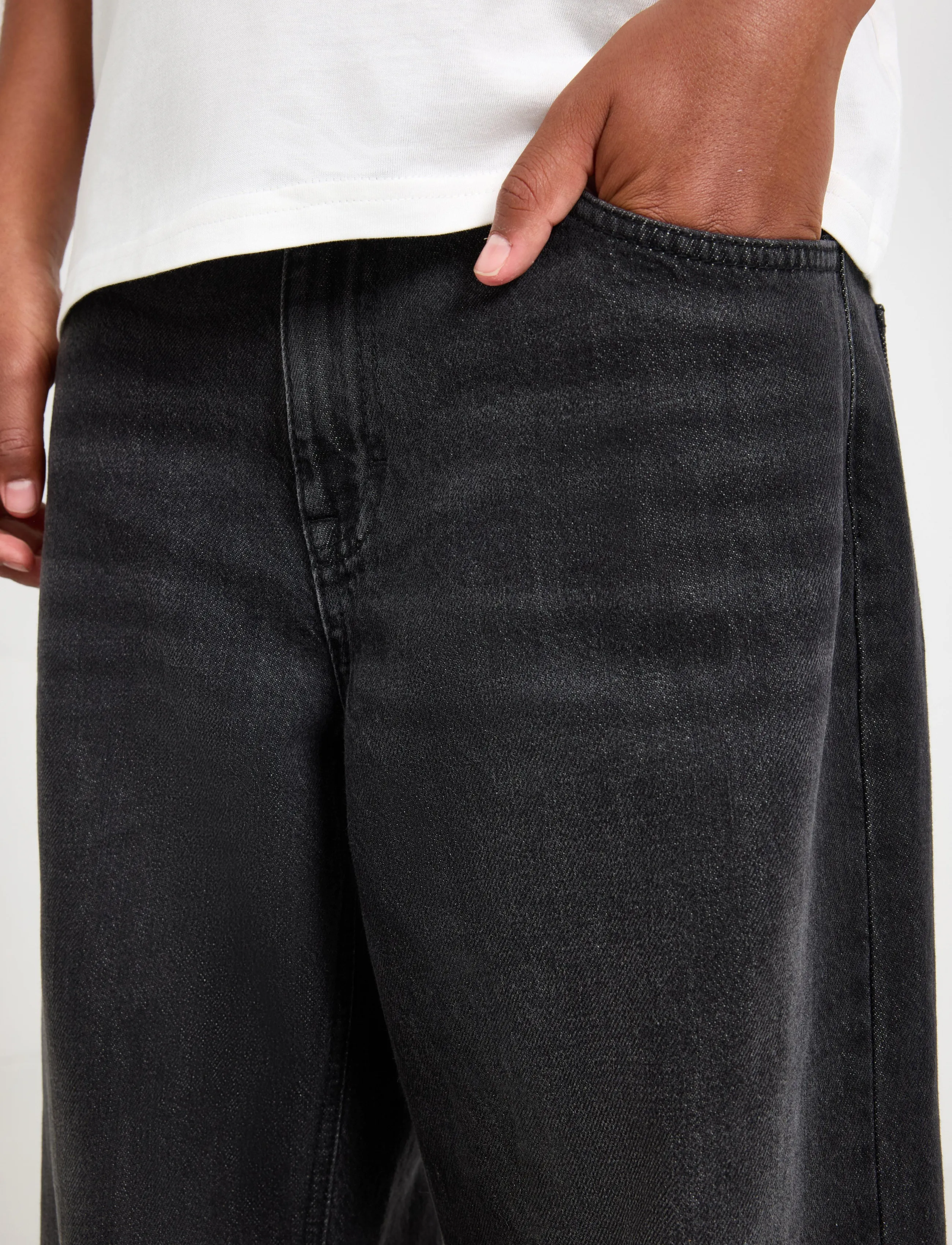 Lindex - Baggy jeans - tapered jeans - black - 4