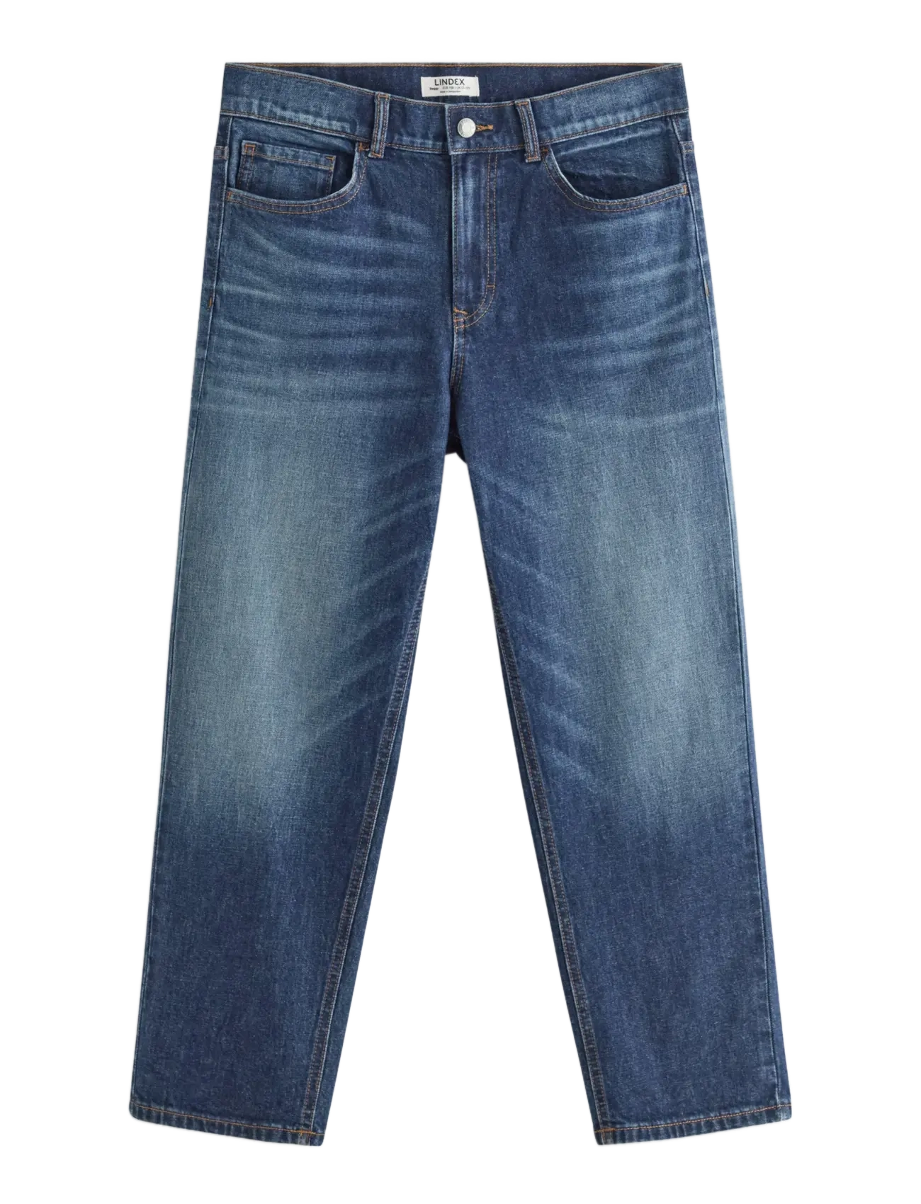 Lindex - Baggy jeans with regular waist - loose jeans - dark denim - 1