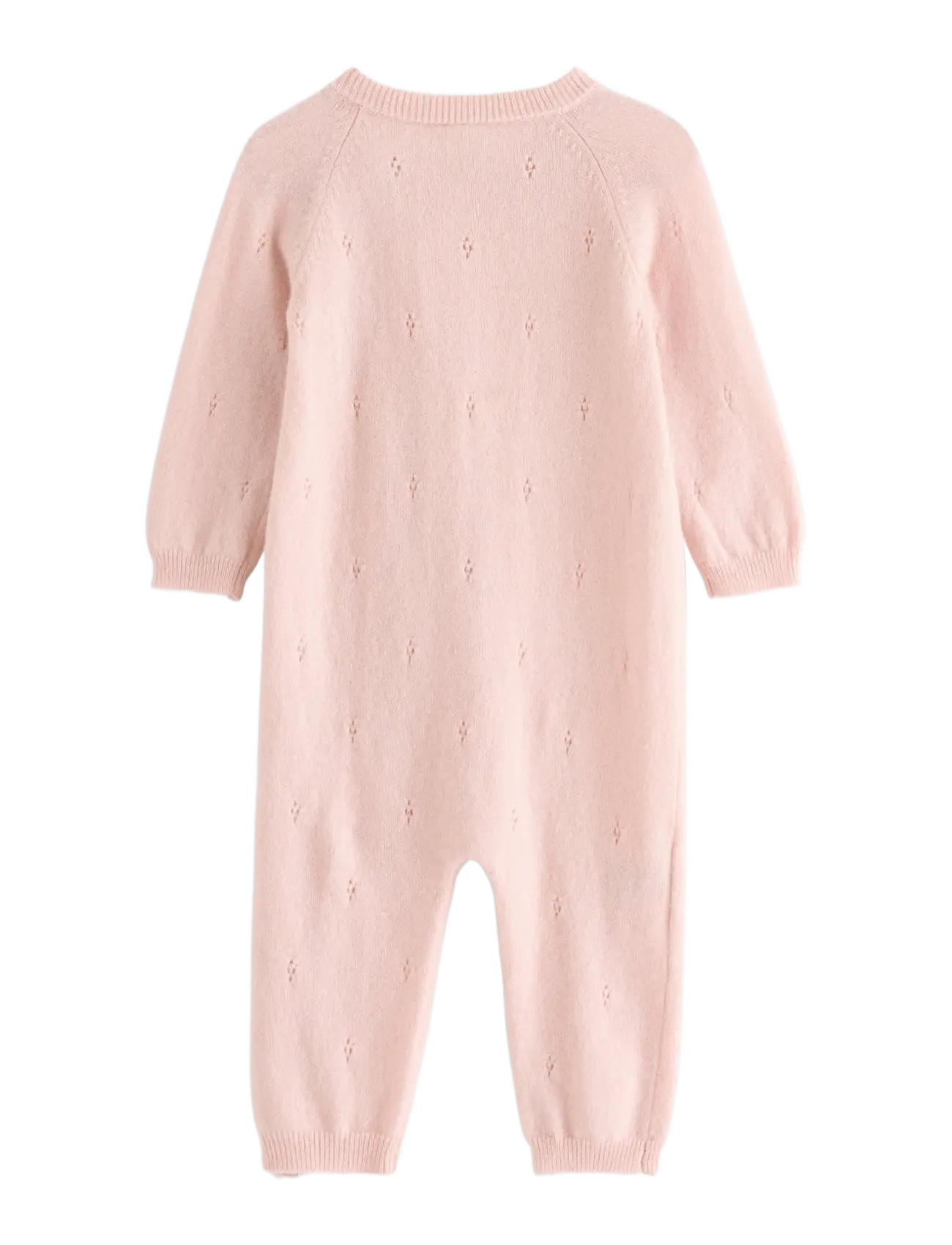 Lindex - Onesie in merino wool - kombinesoonid - light dusty pink - 1