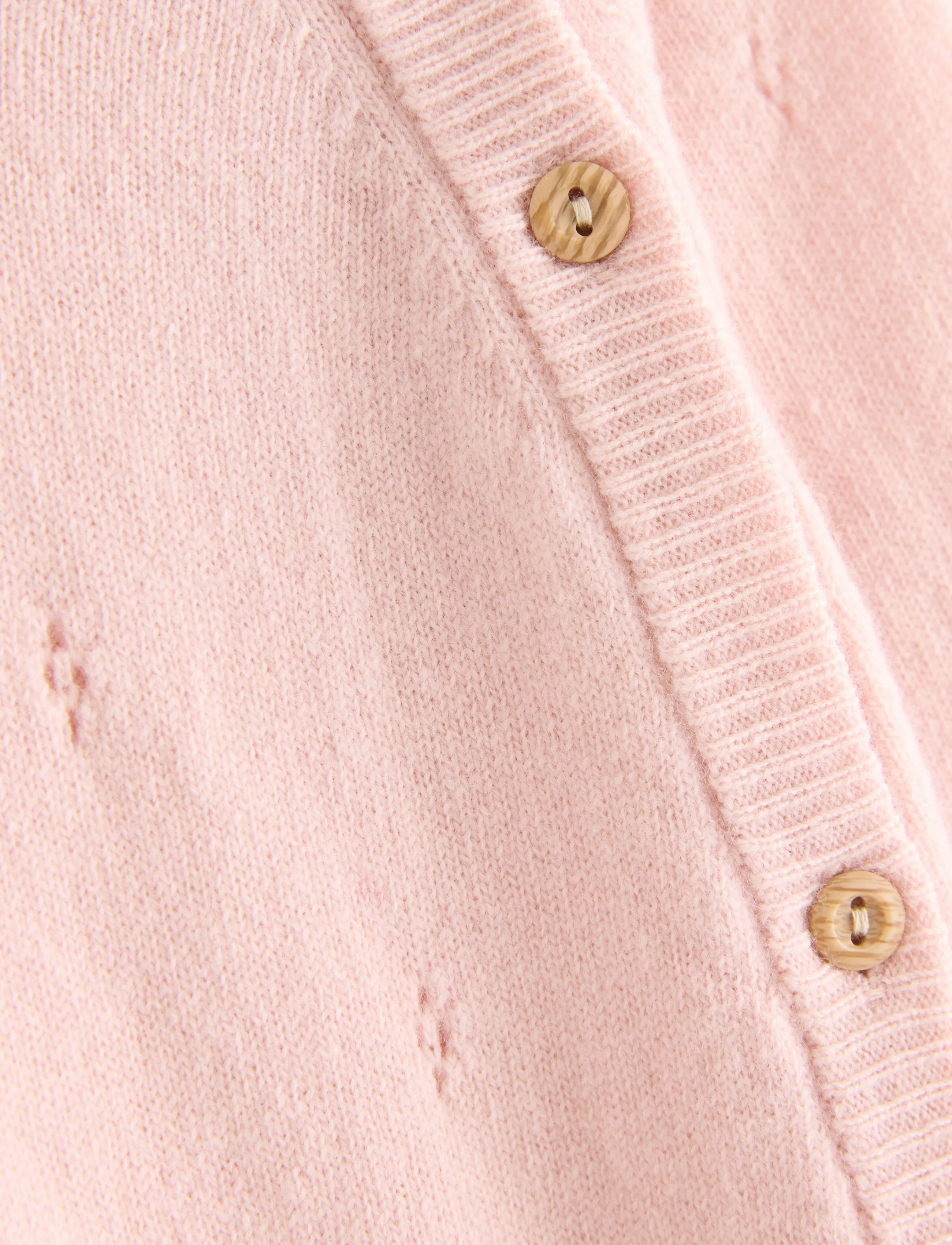 Lindex - Onesie in merino wool - kombinesoonid - light dusty pink - 2