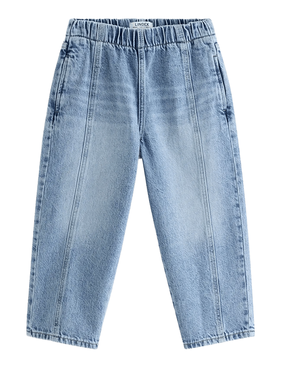 Lindex - Balloon jeans with regular waist - loose jeans - denim - 1