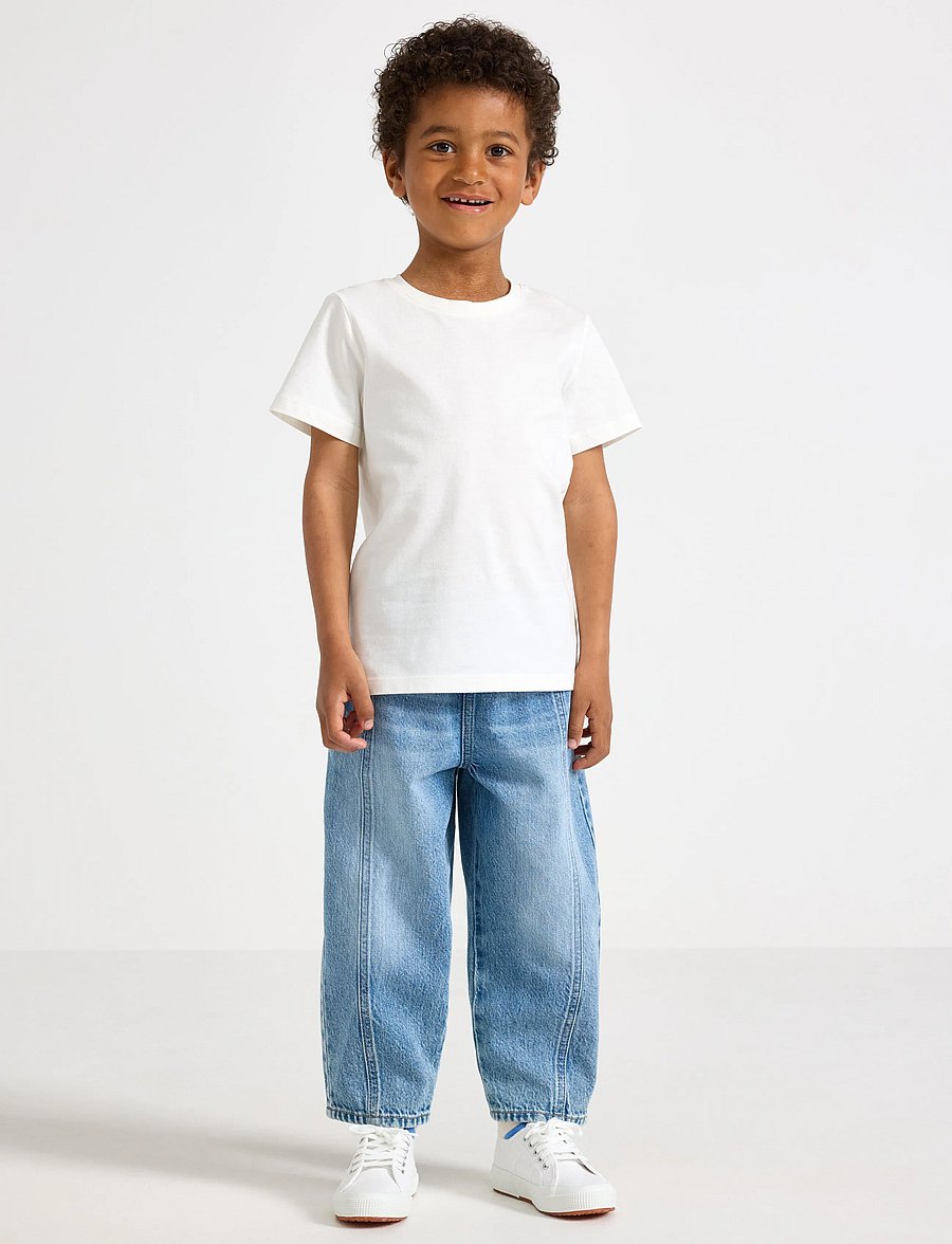 Lindex - Balloon jeans with regular waist - loose jeans - denim - 0