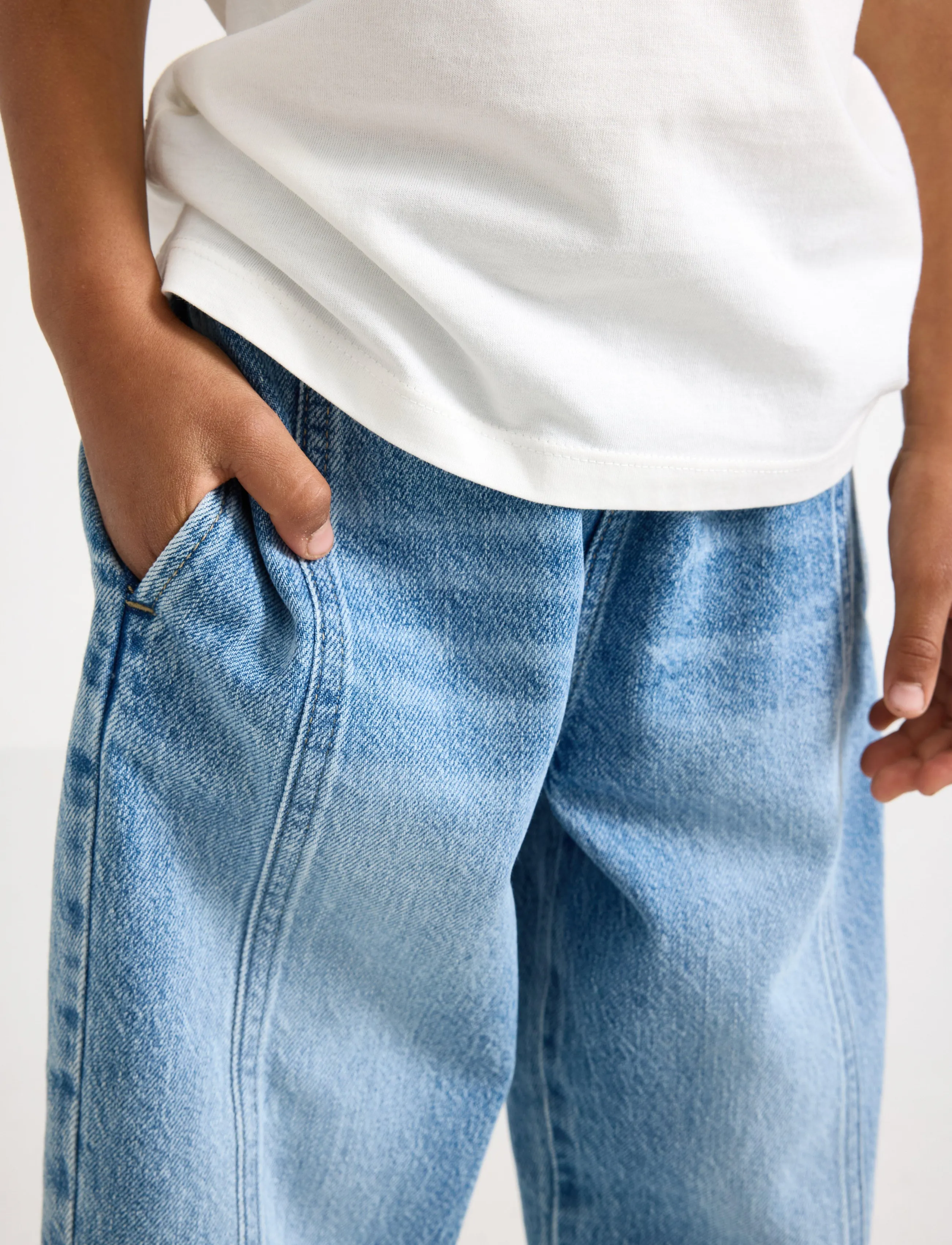 Lindex - Balloon jeans with regular waist - loose jeans - denim - 4
