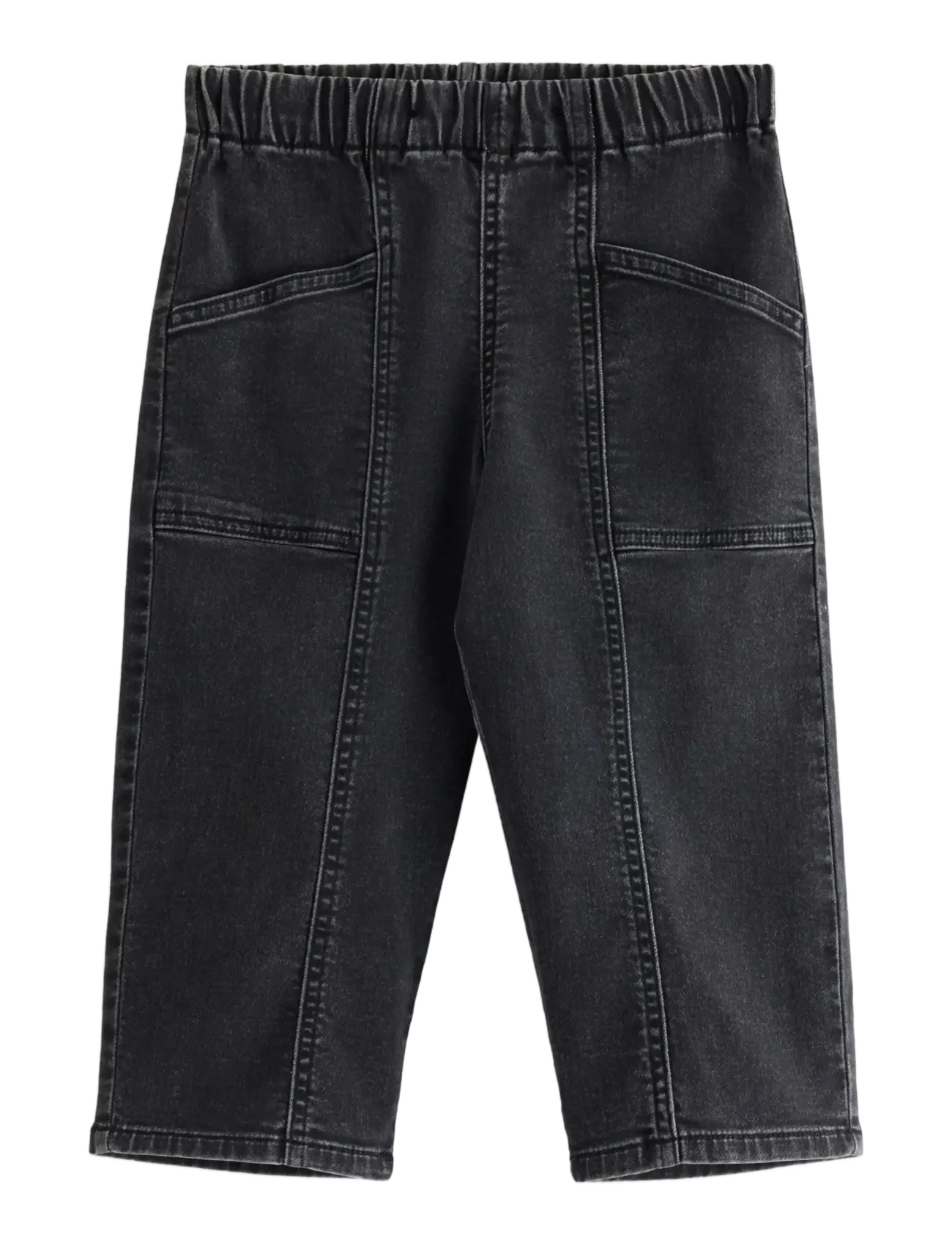 Lindex Jeans with balloon fit - Loose jeans - BLACK / black