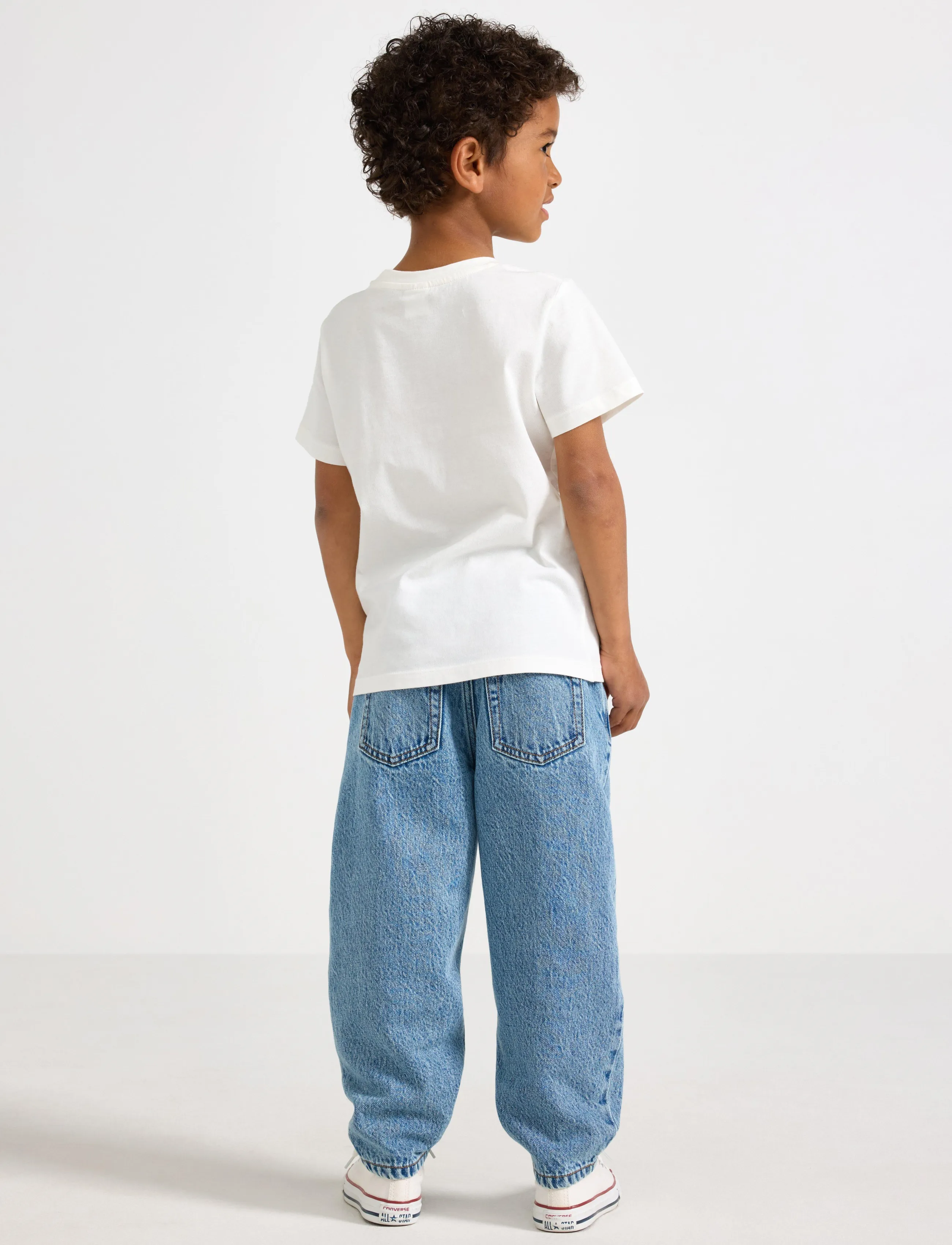 Lindex - Baggy jeans with regular waist - vaba lõikega teksad - denim - 3